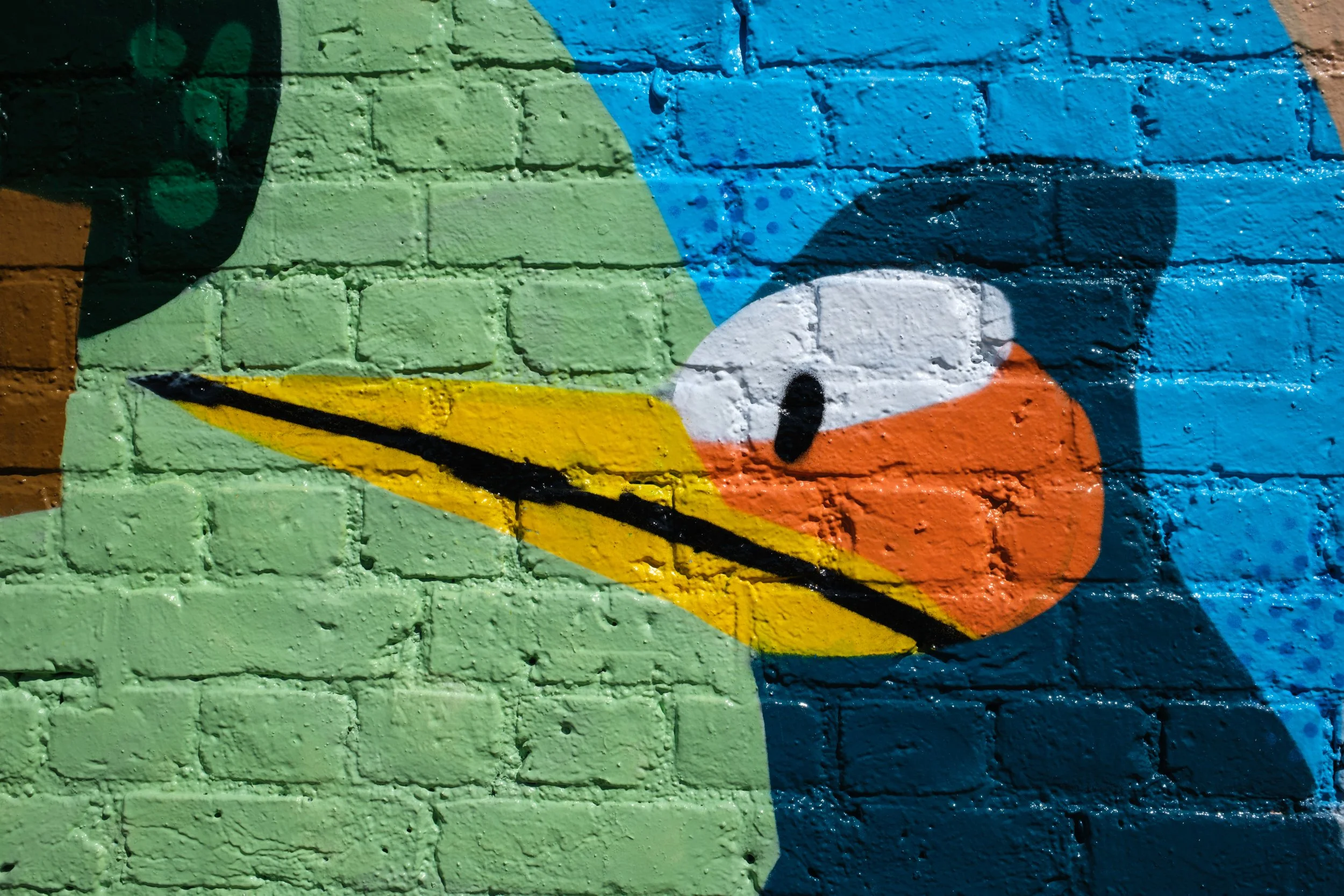 Barnes station Wetland Centre mural