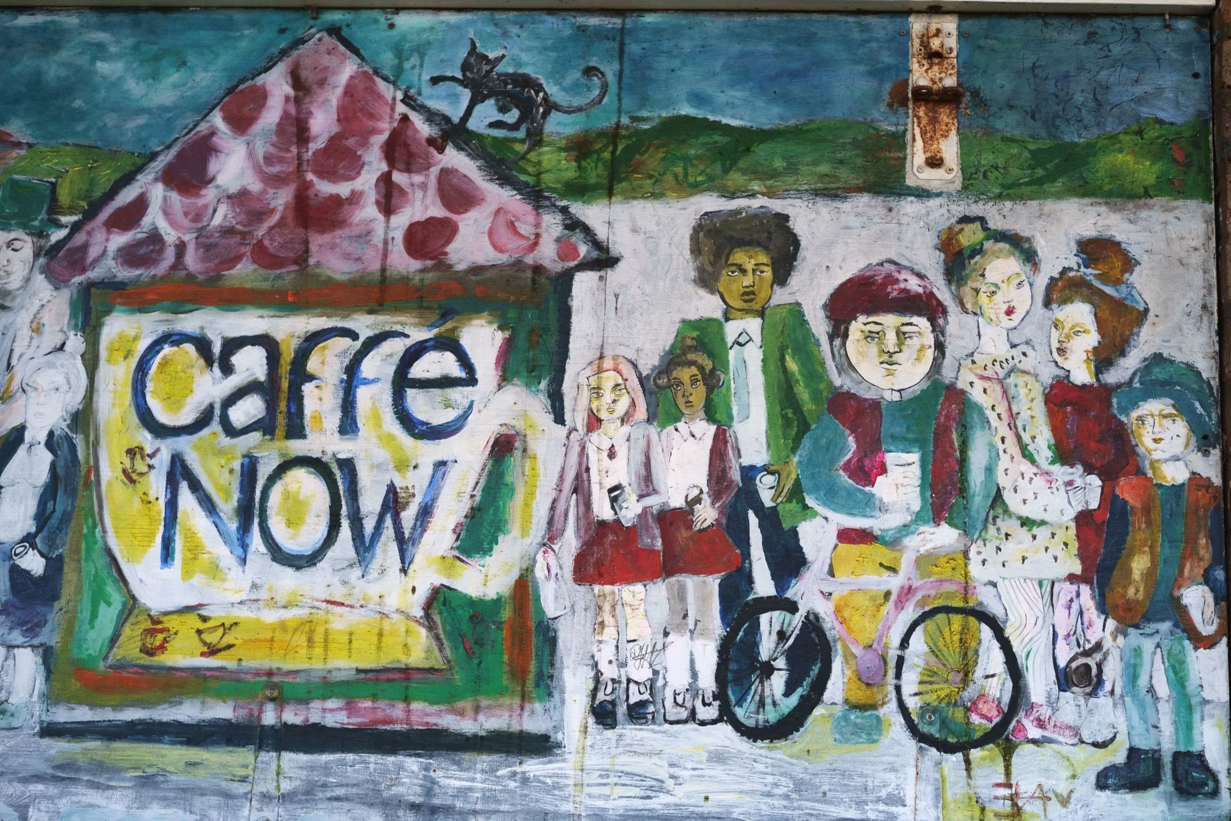 West Croydon train station mural