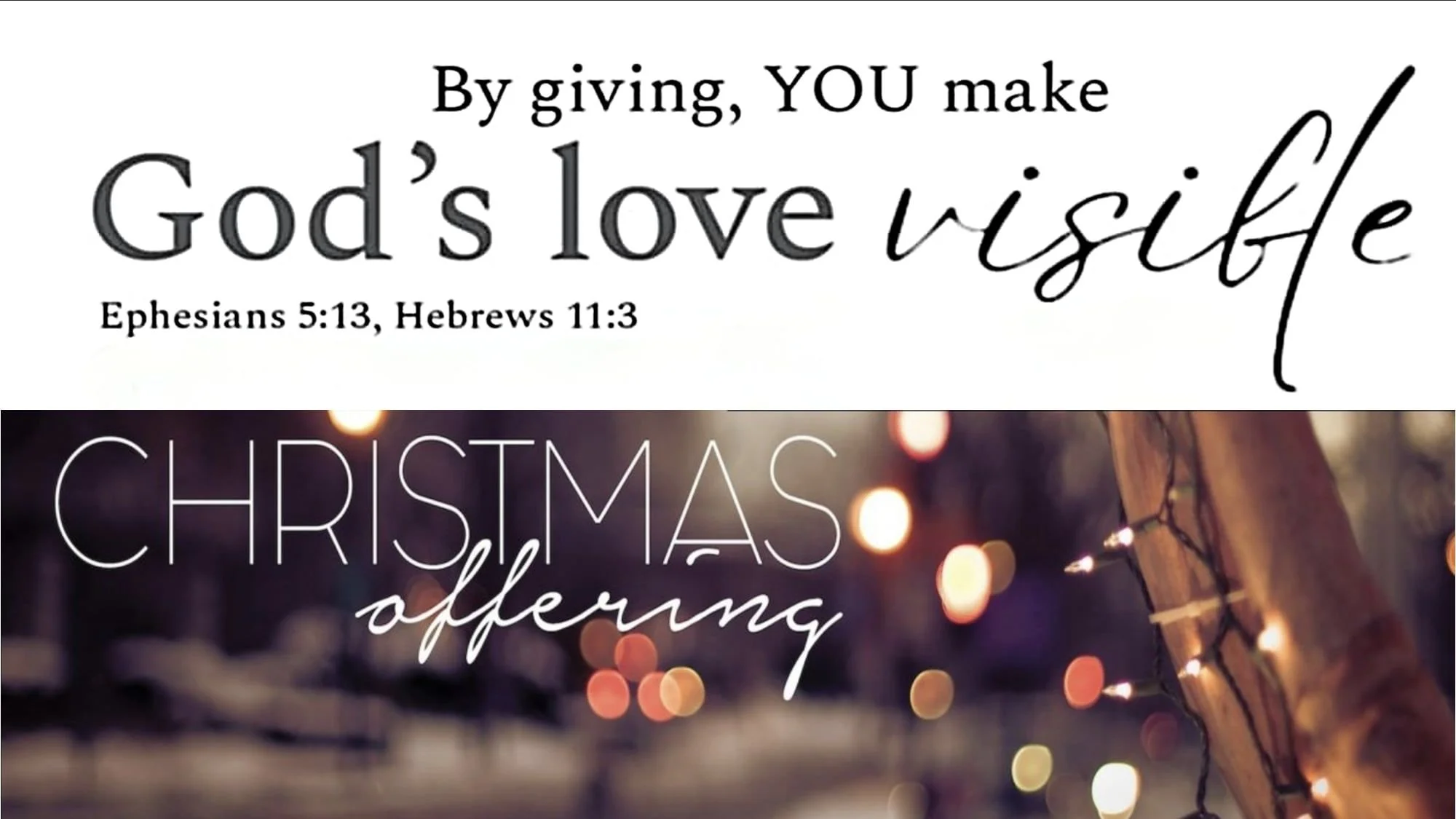 What is the ROCK City Fellowship Special Christmas Offering 2025?