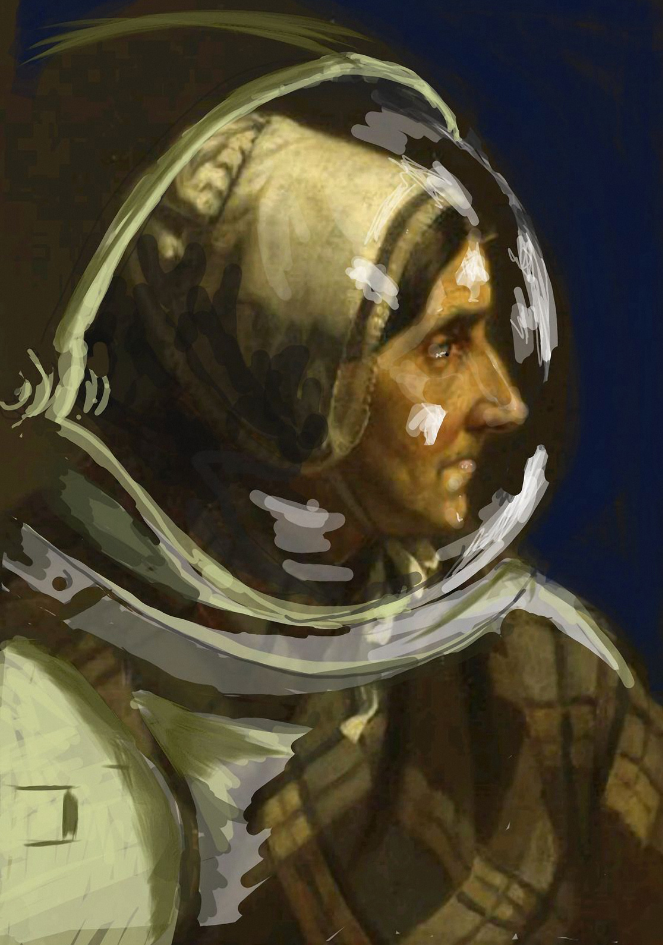 The Swan Maiden Remained Happily with the Hunter