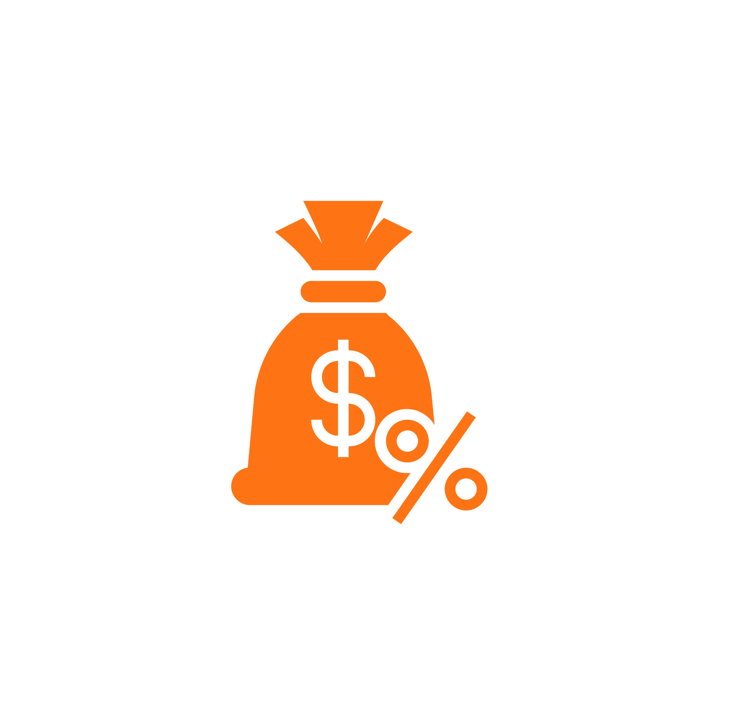 Money bag icon representing mixed VAT supplies and rate errors in construction bookkeeping