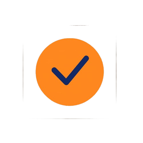 Tick icon for transparent pricing for construction accountants