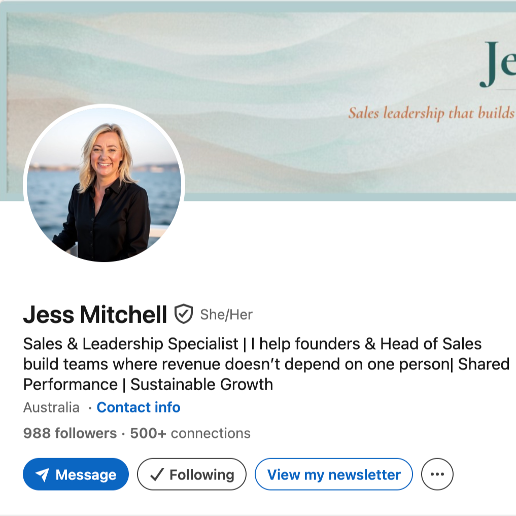 Sales and leadership support helping businesses scale without burnout or founder overwhelm