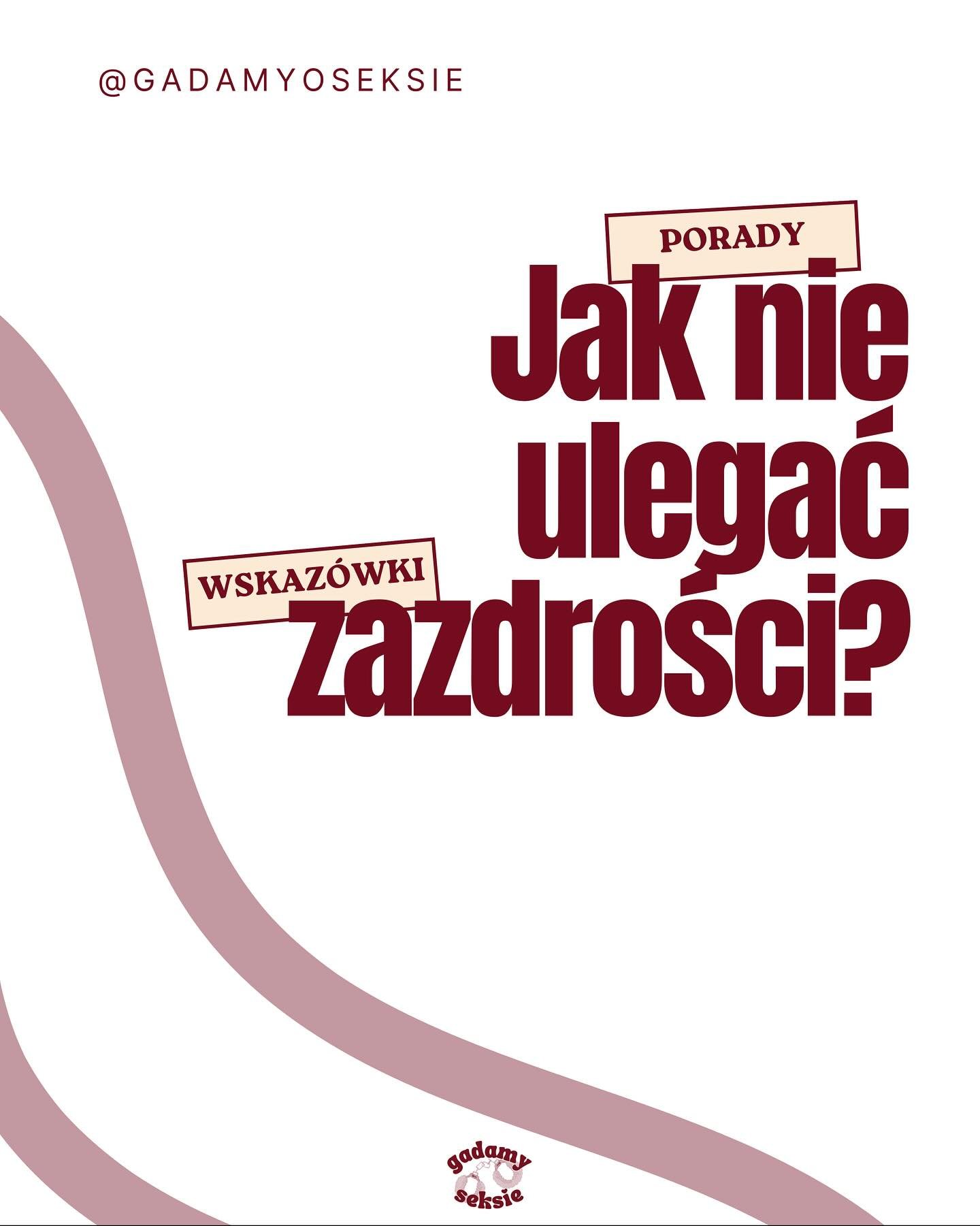 Chorobliwa zazdrość nie jest dowodem miłości - to sygnał. 🔔 
Zamiast ją wypierać, spr&oacute;buj ją&hellip; przeczytać.

🔸Zatrzymaj-Nazwij-Pozw&oacute;l-Wybierz: &bdquo;czuję ścisk w brzuchu &rarr; to zazdrość i lęk &rarr; mogę z tym pobyć &rarr; w