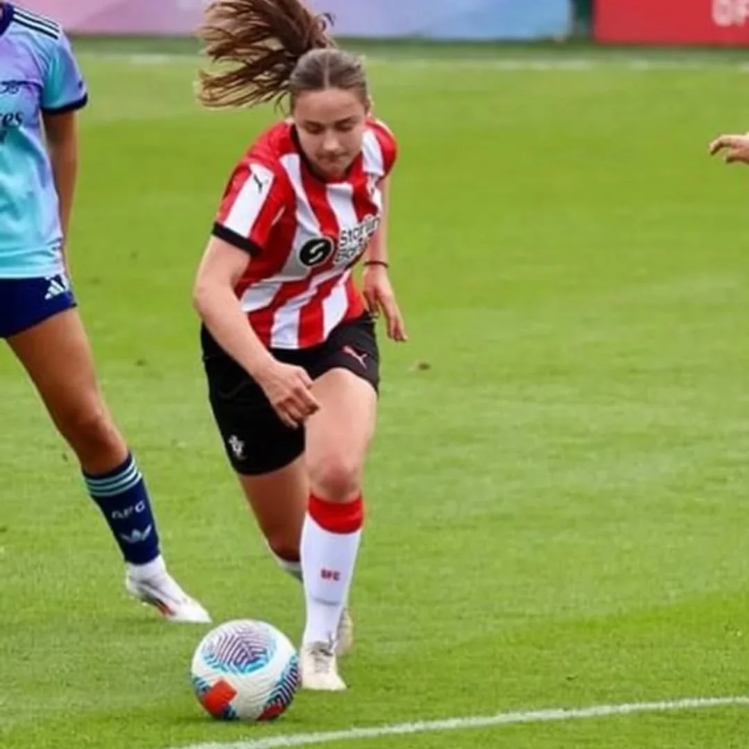 STAR PLAYER @safibolton continued her comeback today with a start in the PGA Match against Arsenal 
&bull; 
Safi deserves this afternoon a long recovery form injury during rhe Summer - Go Well Safi
&bull;
#baller #PGA #safibolton #southampton #comeba