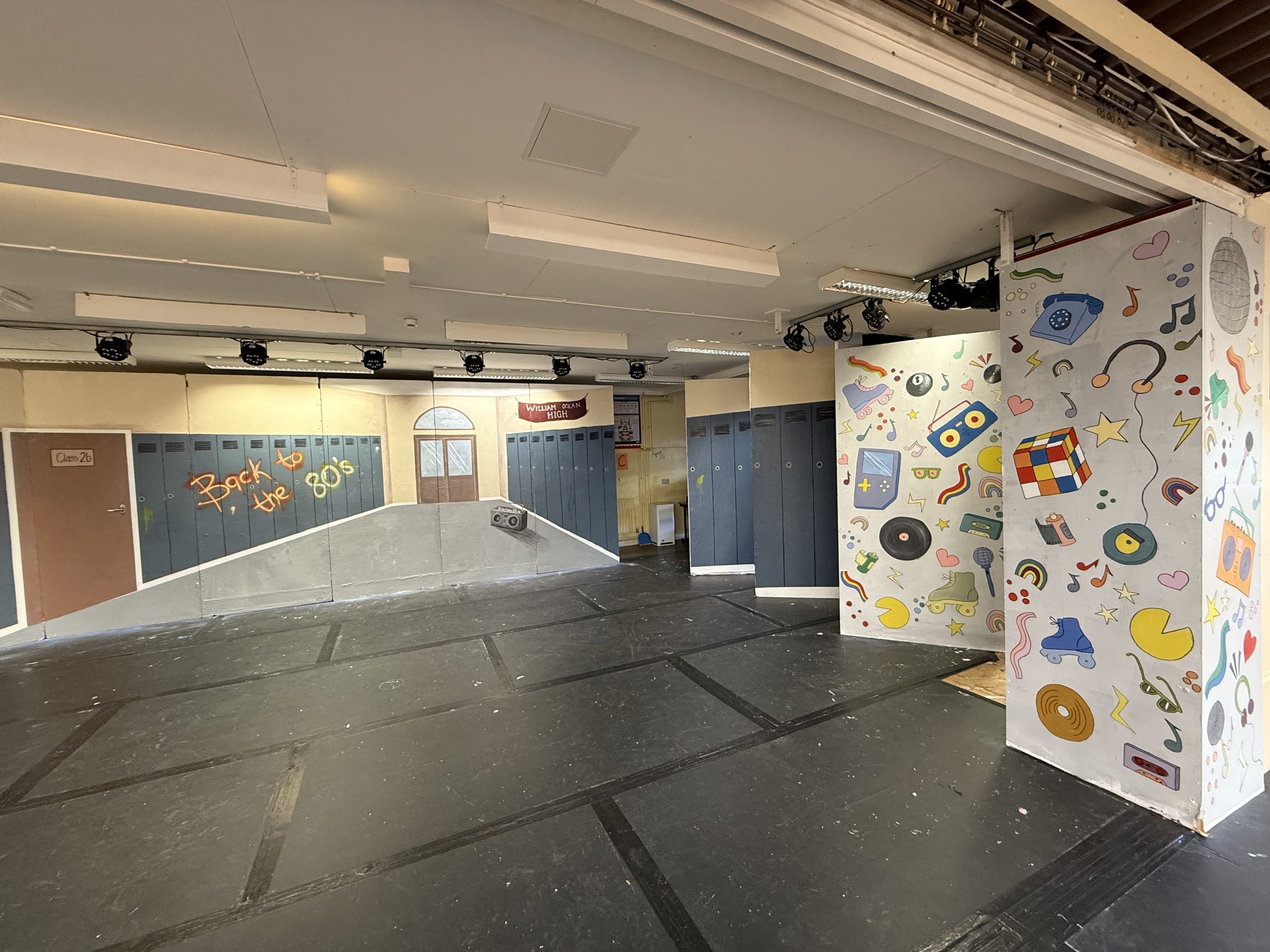 School Musical Stage Backdrop