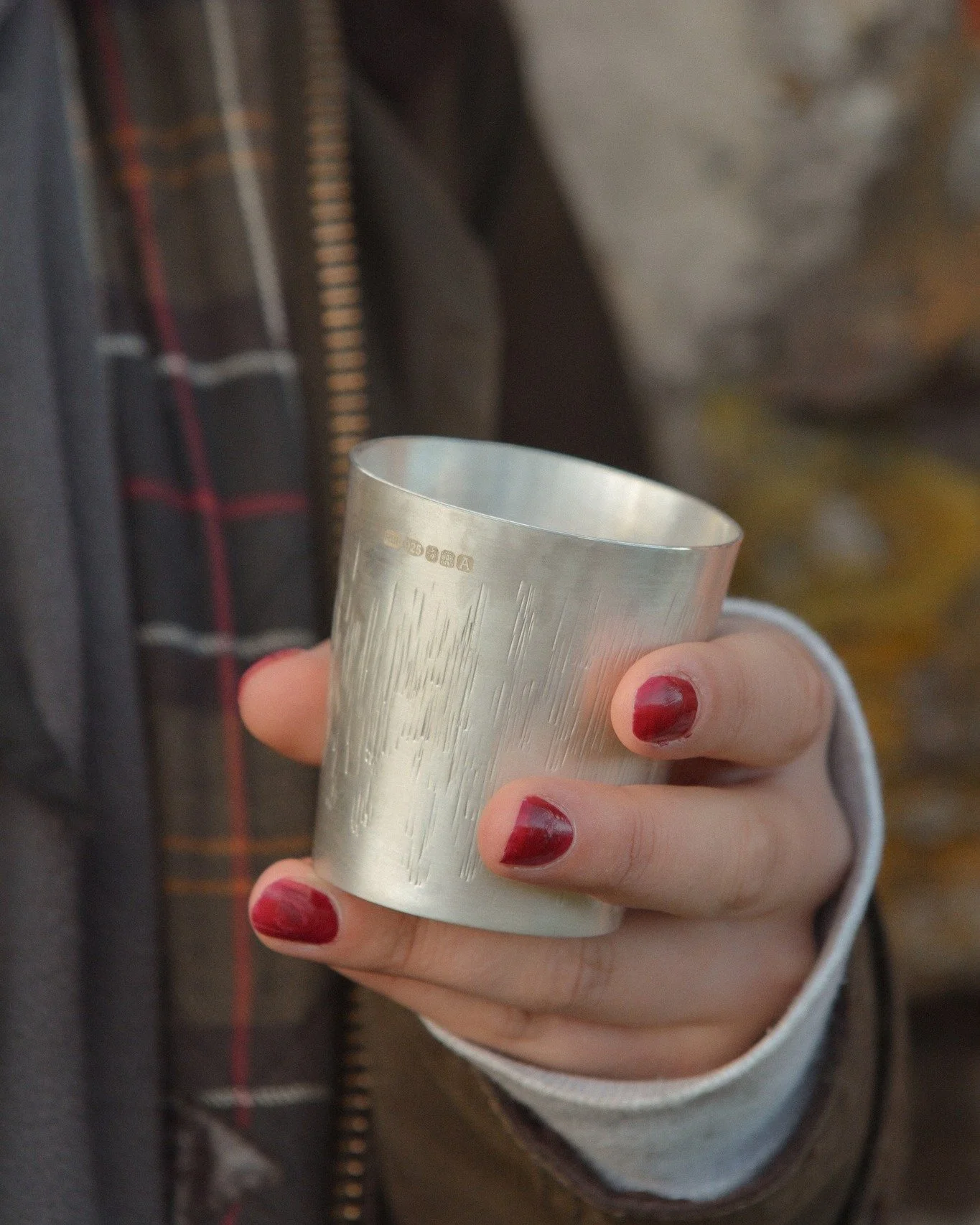 Each surface is shaped entirely by hand.

Every hammer mark records movement, pressure, and time leaving no two STRATA vessels the same.

Texture becomes a quiet reminder of how the piece was made.

 #handcrafteddetails #ramsaypagettsilver #artisan #