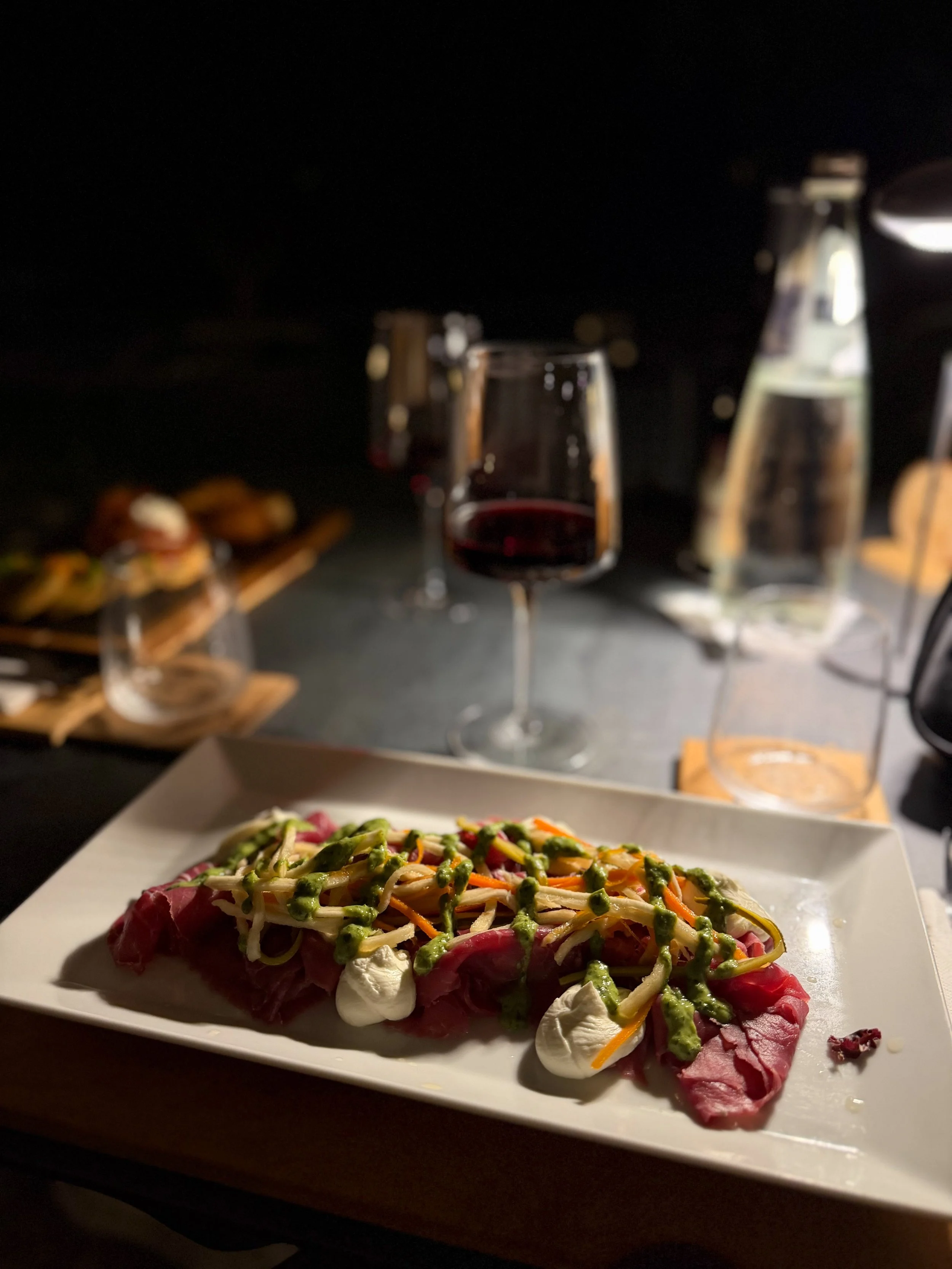 Seasonal Italian cuisine served in an intimate candlelit setting