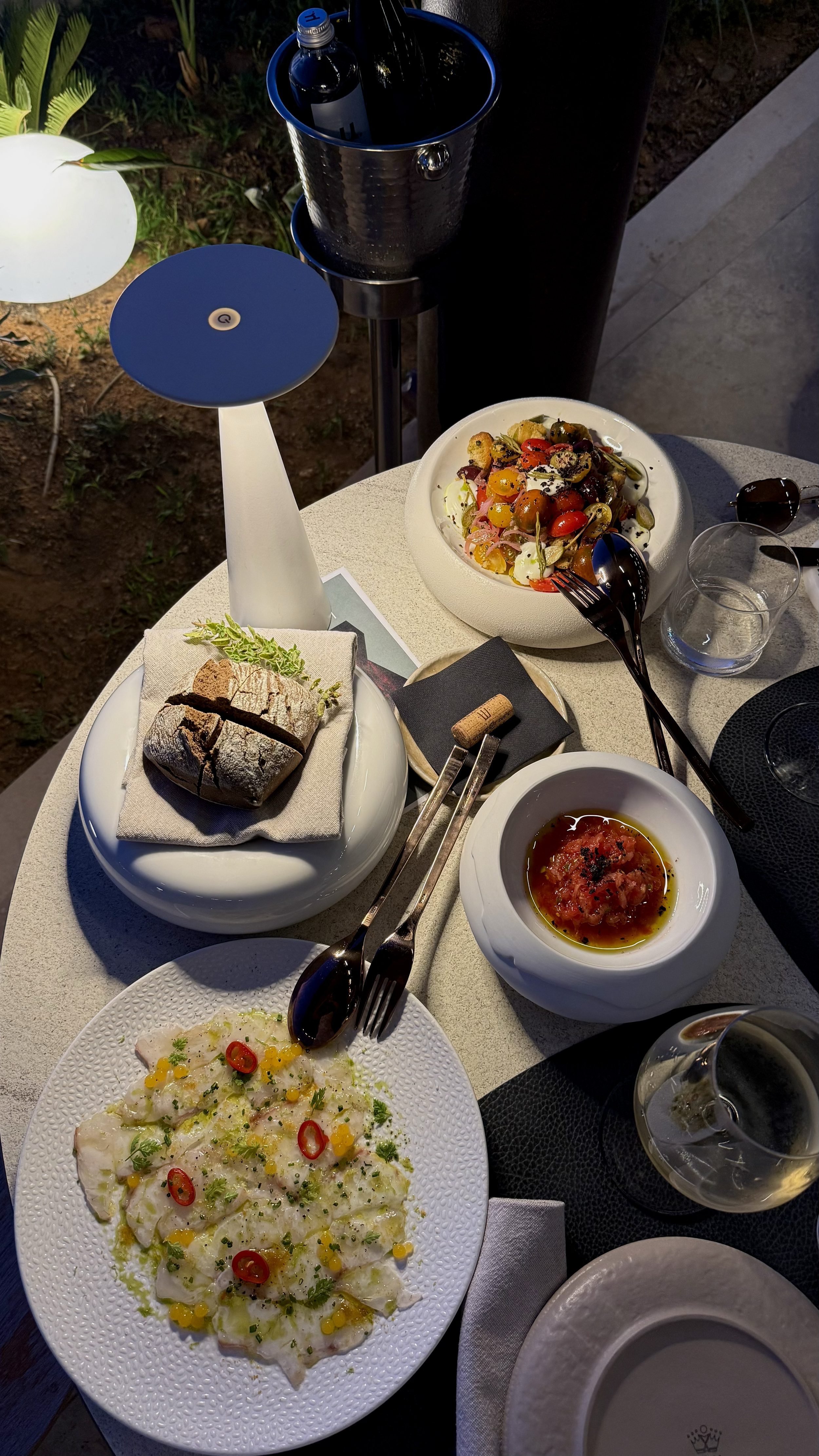 Refined Mediterranean dining featuring fresh seafood, seasonal salads, artisan bread, and local Greek flavors
