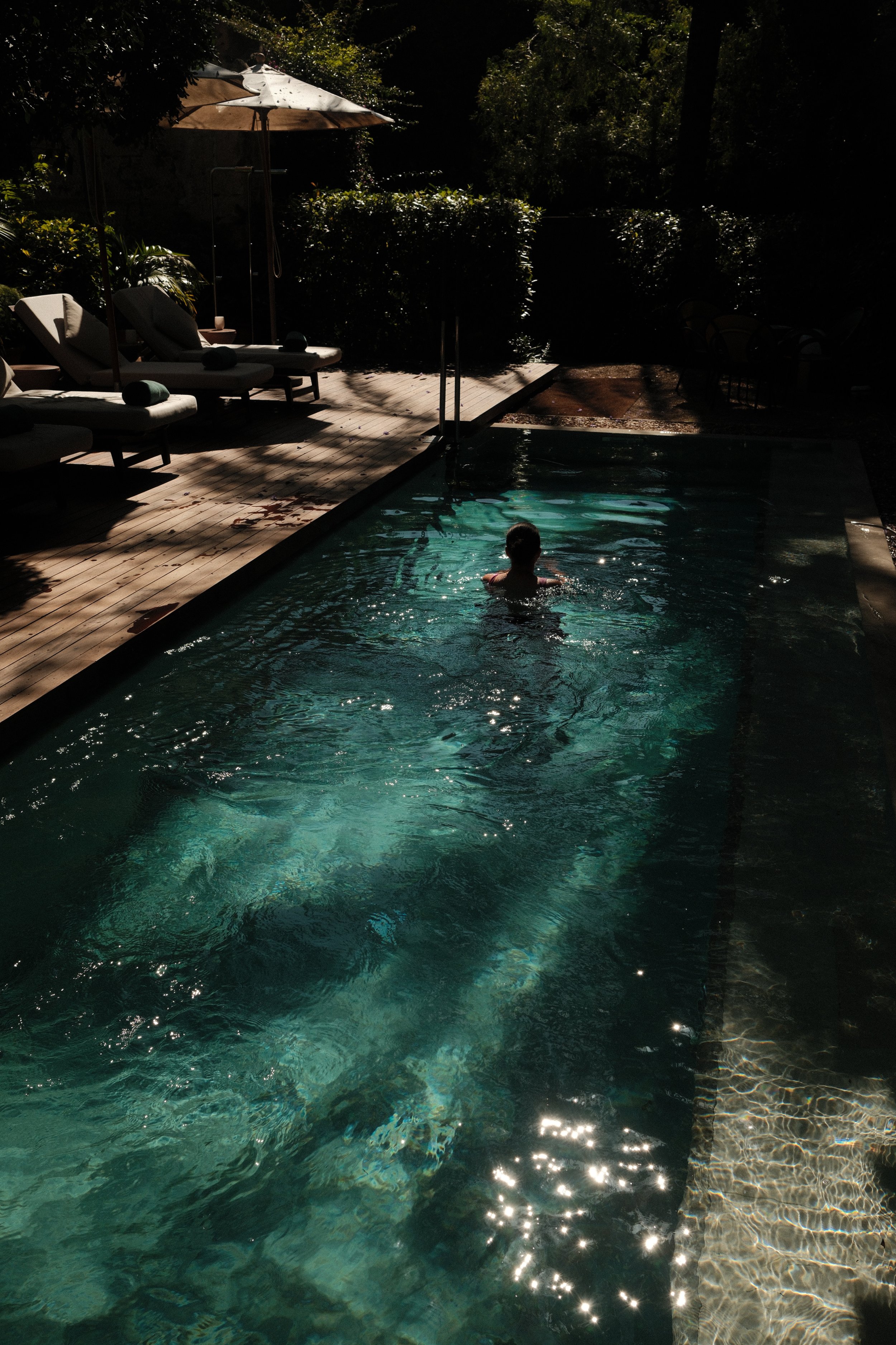 Private pool area immersed in tropical gardens at Can Bordoy Grand House & Garden