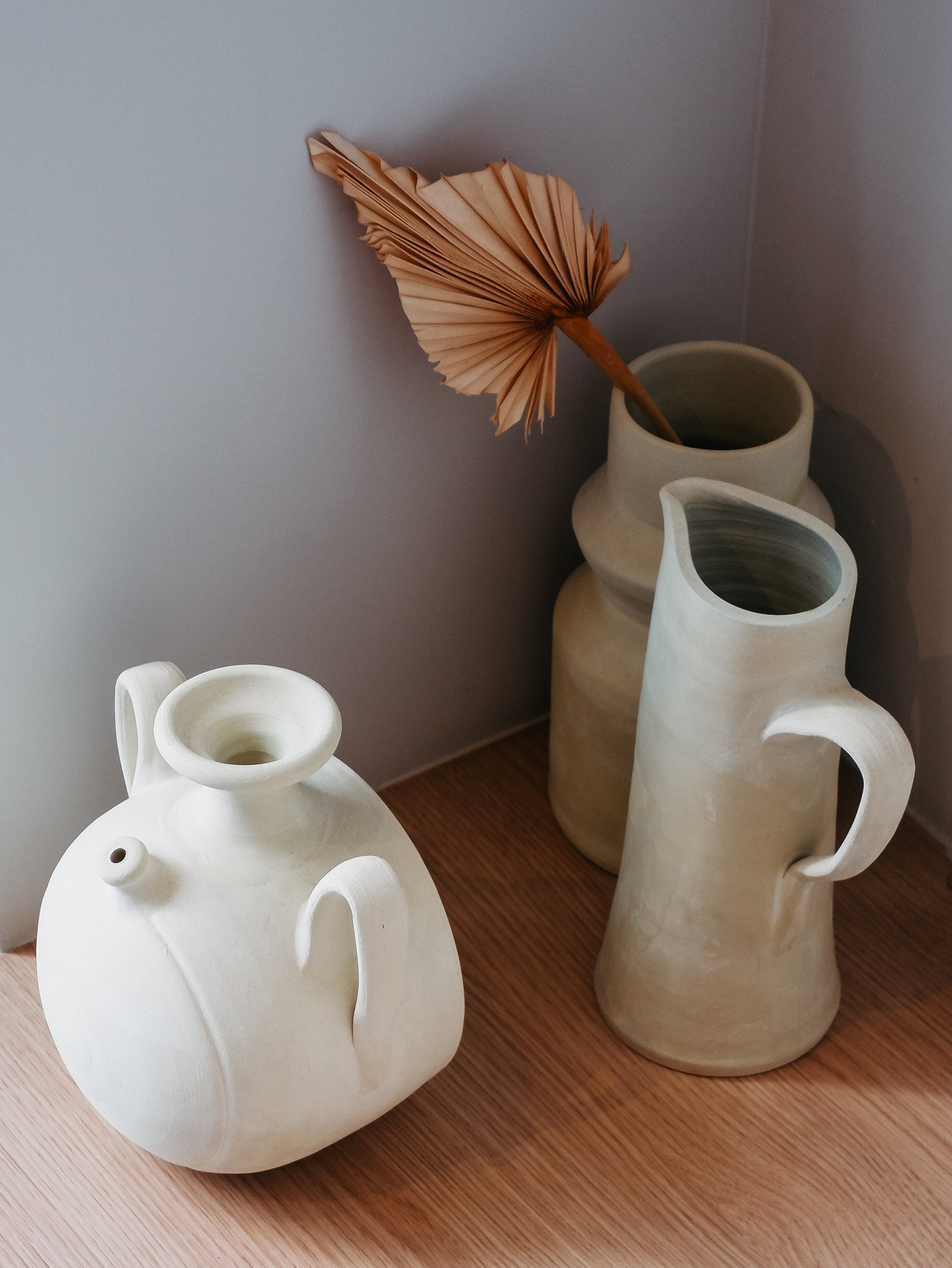 Handcrafted ceramic décor showcasing refined Mediterranean-inspired craftsmanship