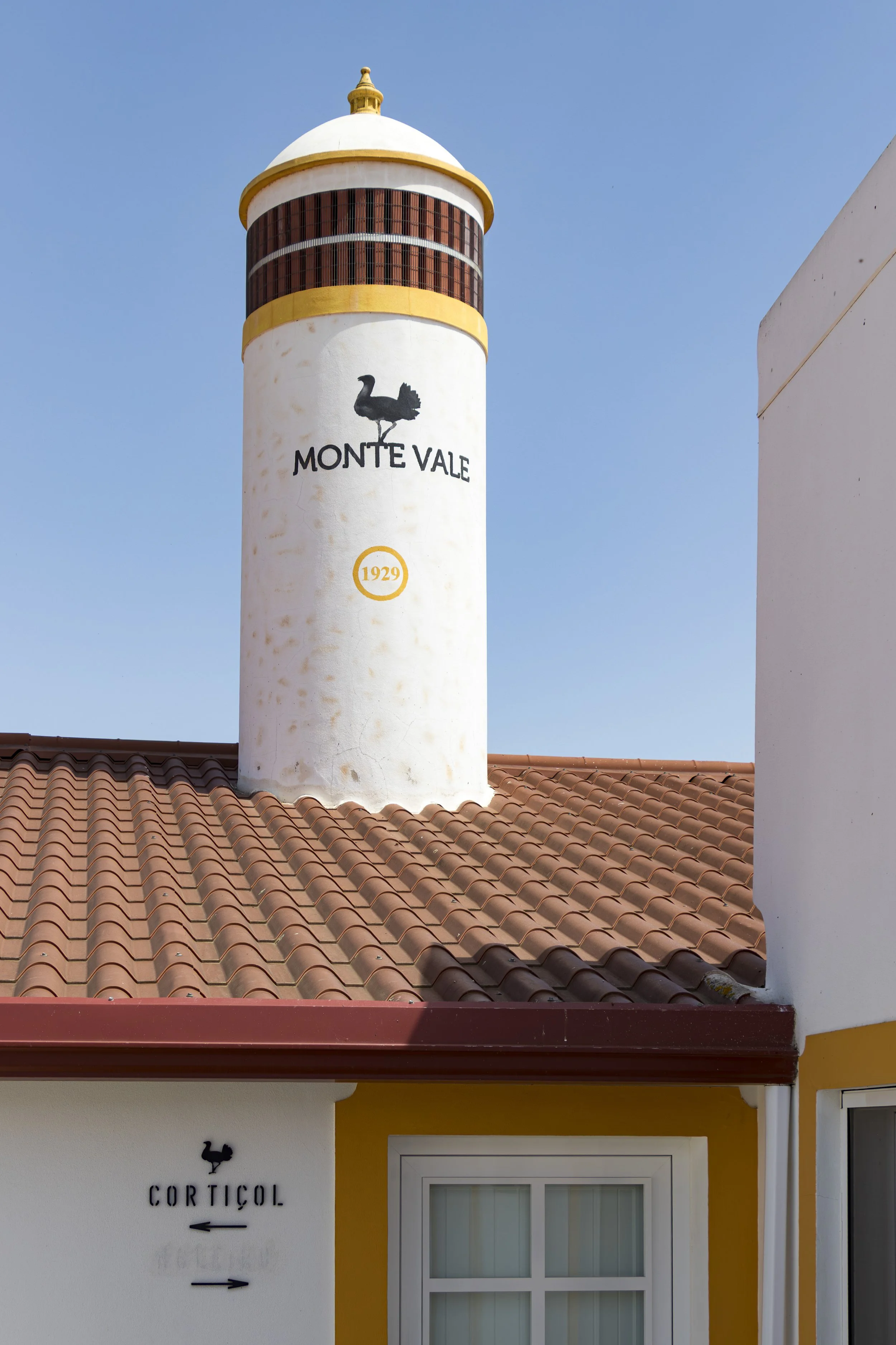 Traditional Alentejo chimney showcasing the resort’s regional architecture and heritage