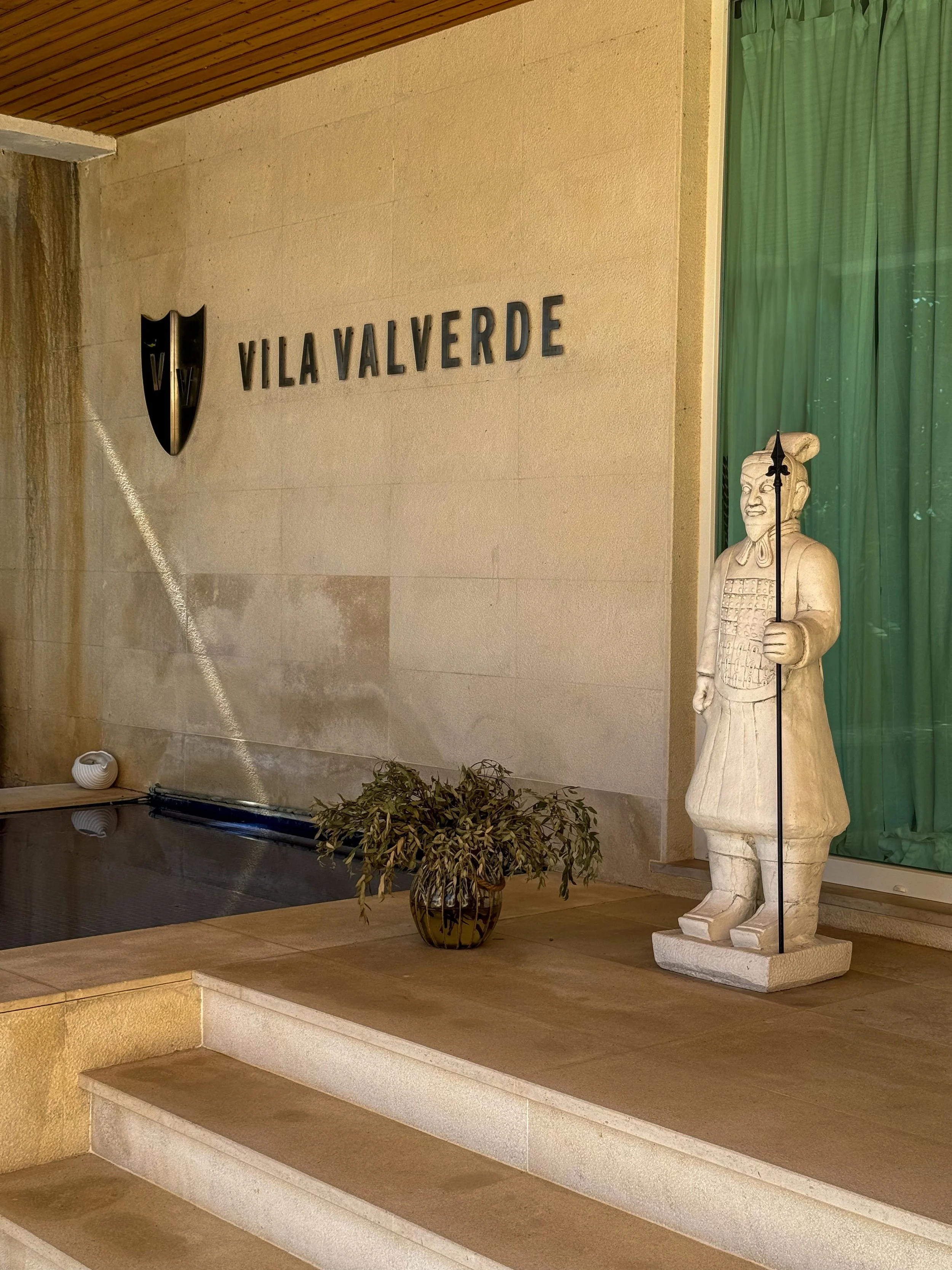 Entrance to Vila Valverde, a 5-star luxury hotel surrounded by the Algarve countryside