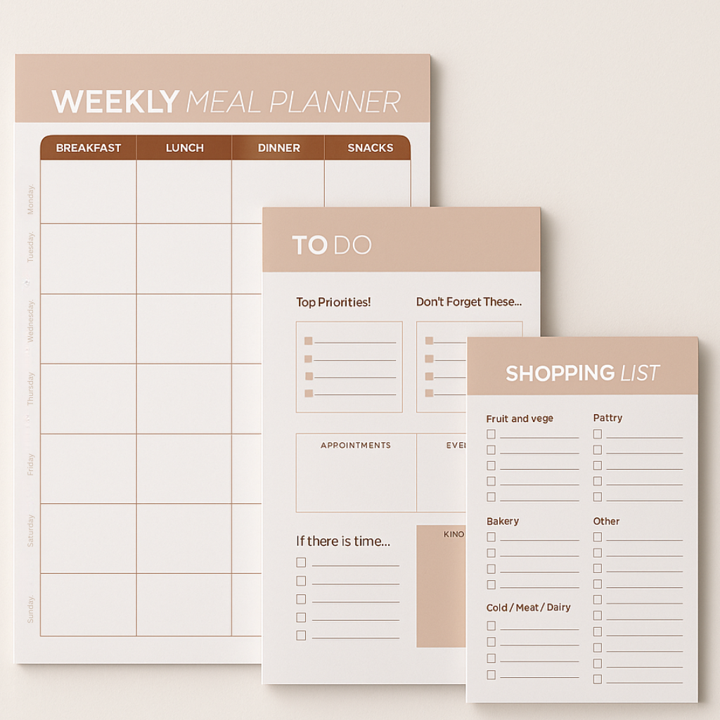 Kindly Planned – Day to Day Magnetic Notepad Set