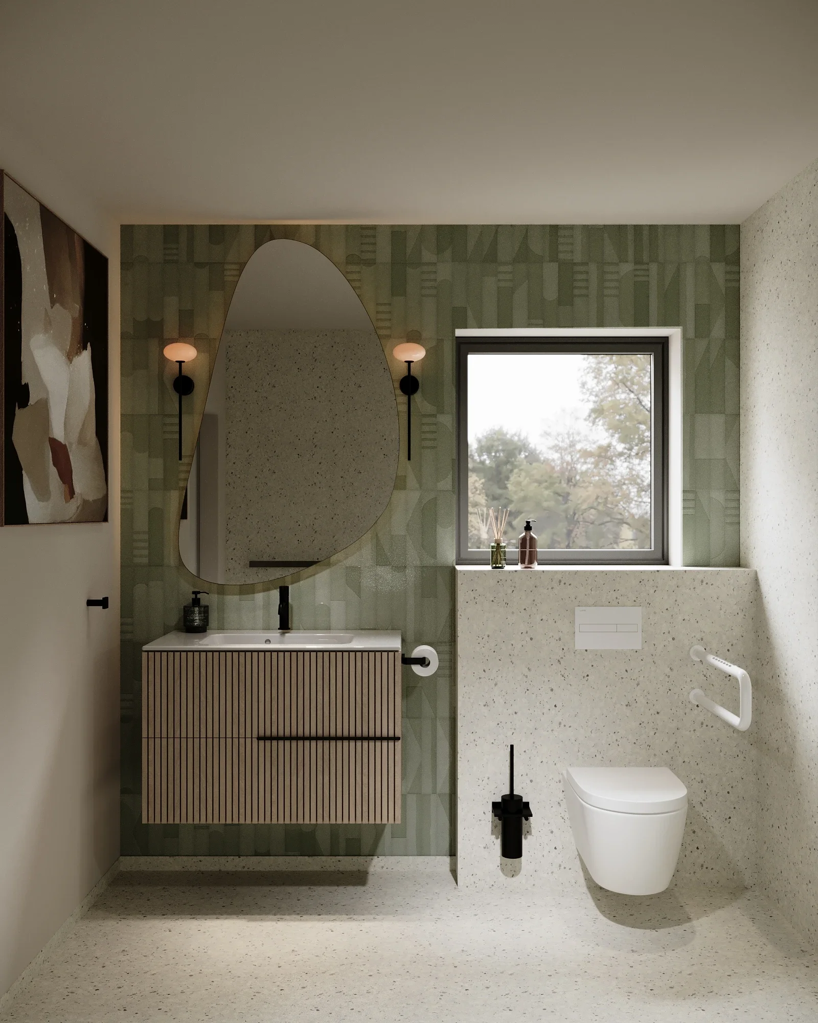 Design interior baie moderna 