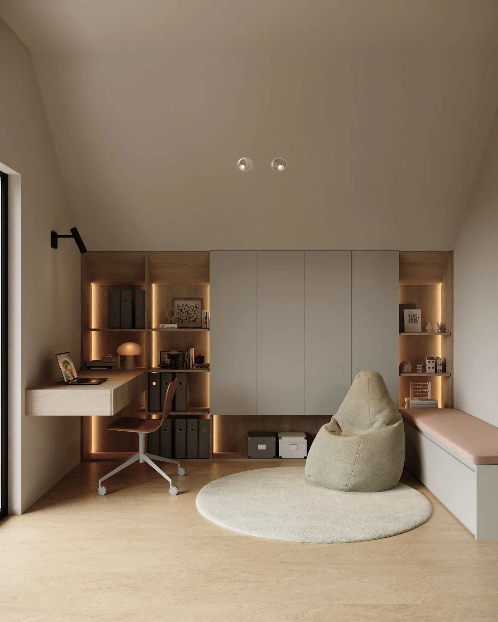 Design interior camera copil