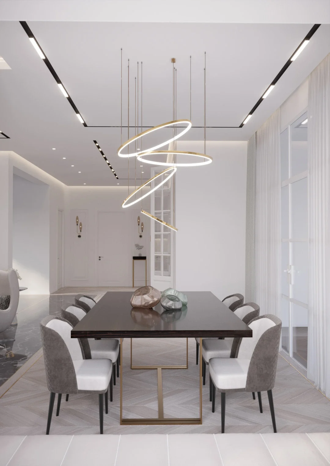 Design interior zona de dining - Casa S.P. Cluj