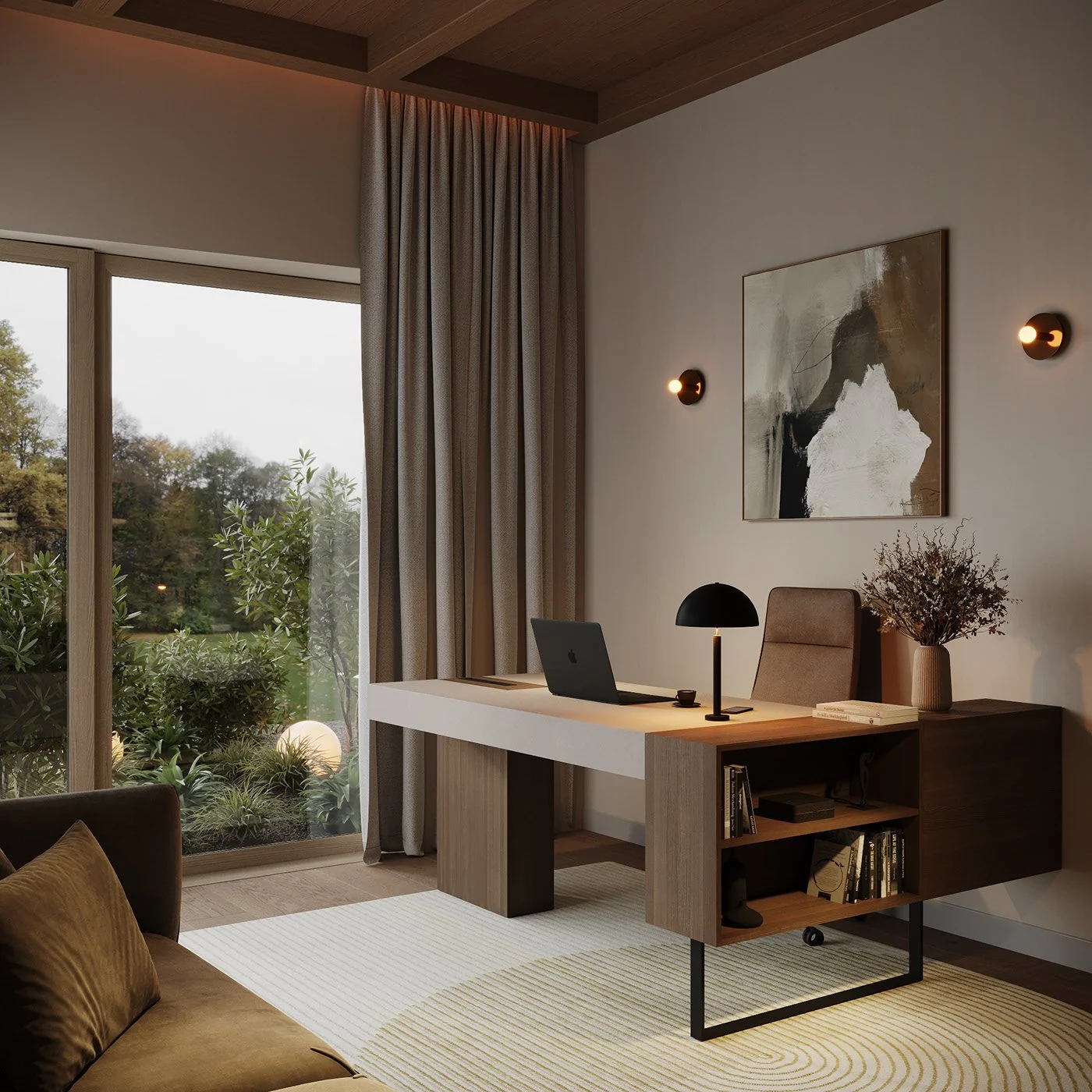 Birou rezidential modern cu accente neoclasice si lumina naturala — Birou
AB 16mp Alba Iulia — ALTO Design