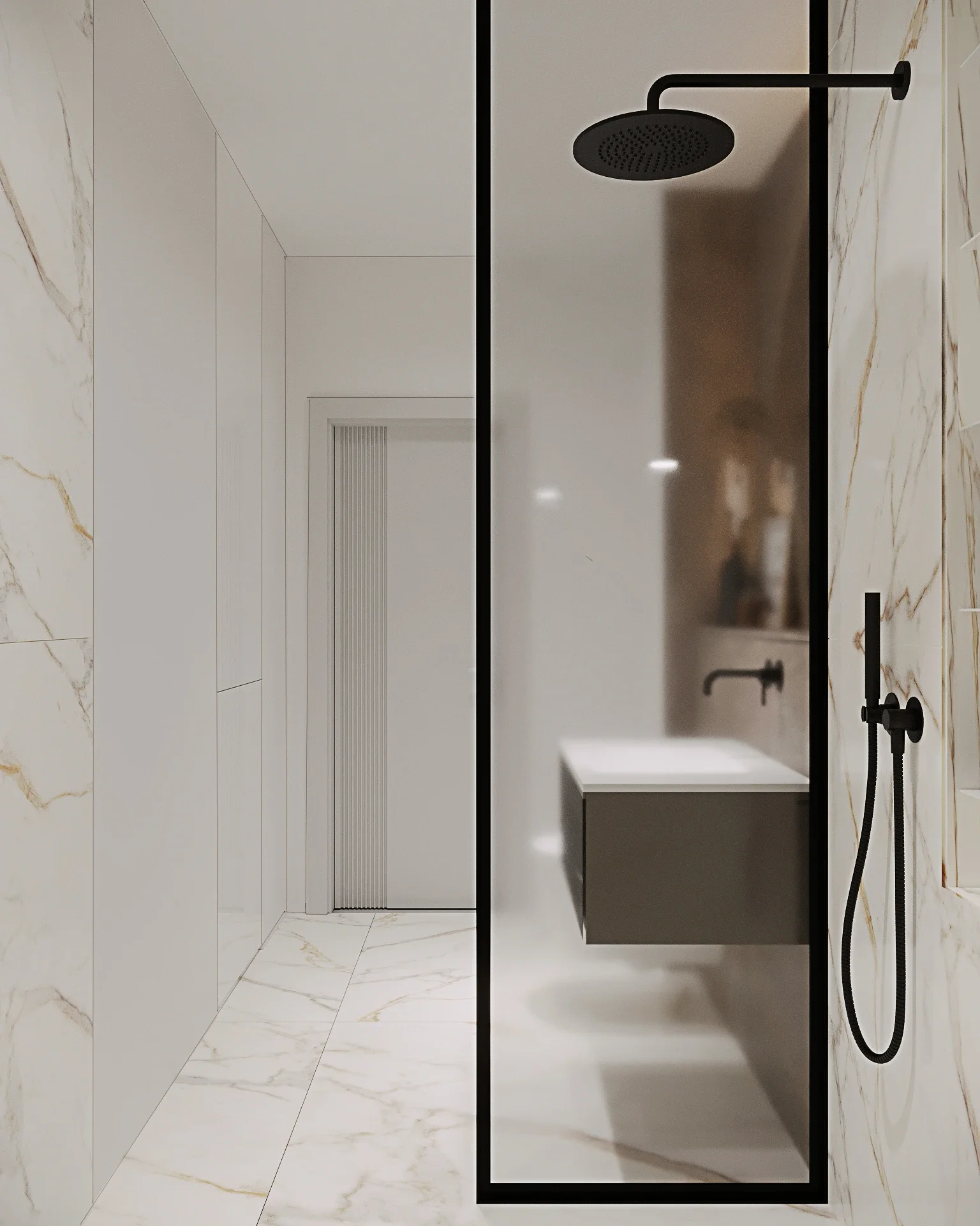 Design interior Cluj - Baie Modernă realizată de designerii de interior Alto Desing