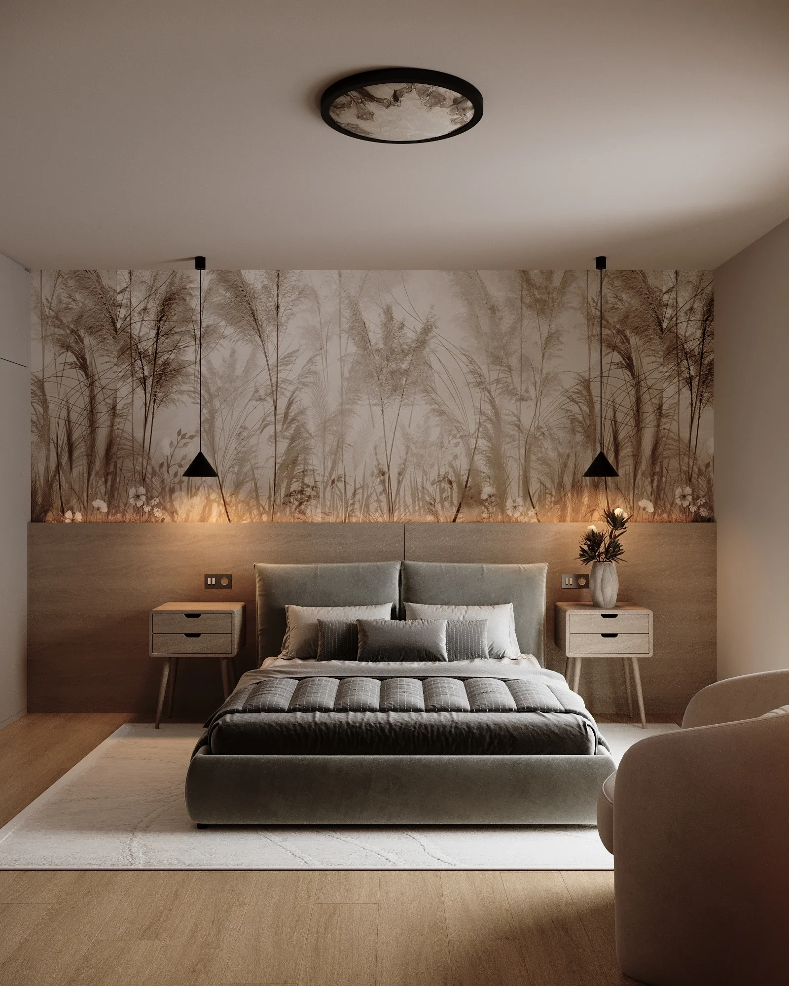 Design interior dormitor - Casa P. realizata de ALTO Design, Designeri de interior Cluj 
