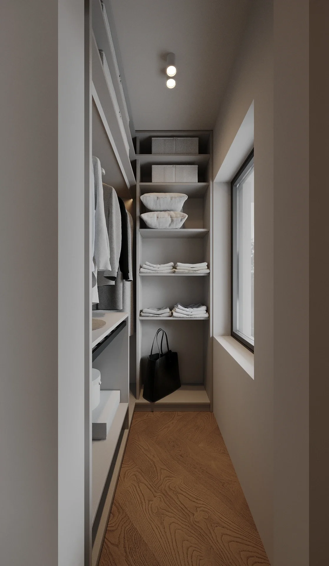 Hol cu iluminat ambiental și compoziție decorativă — proiect de design interior în Cluj-Napoca