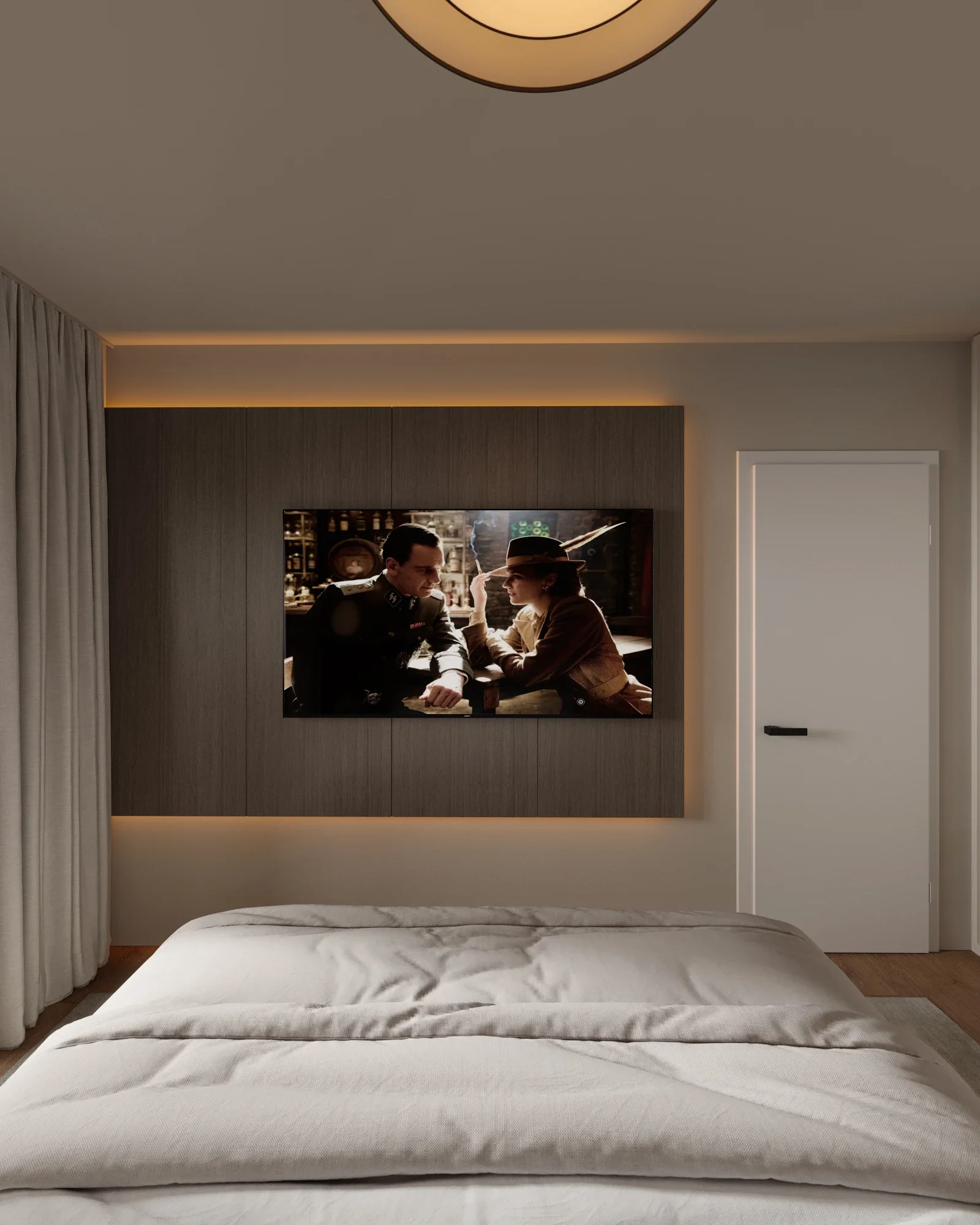 Design interior Cluj - Dormitor Modern Proiect Apartament P.