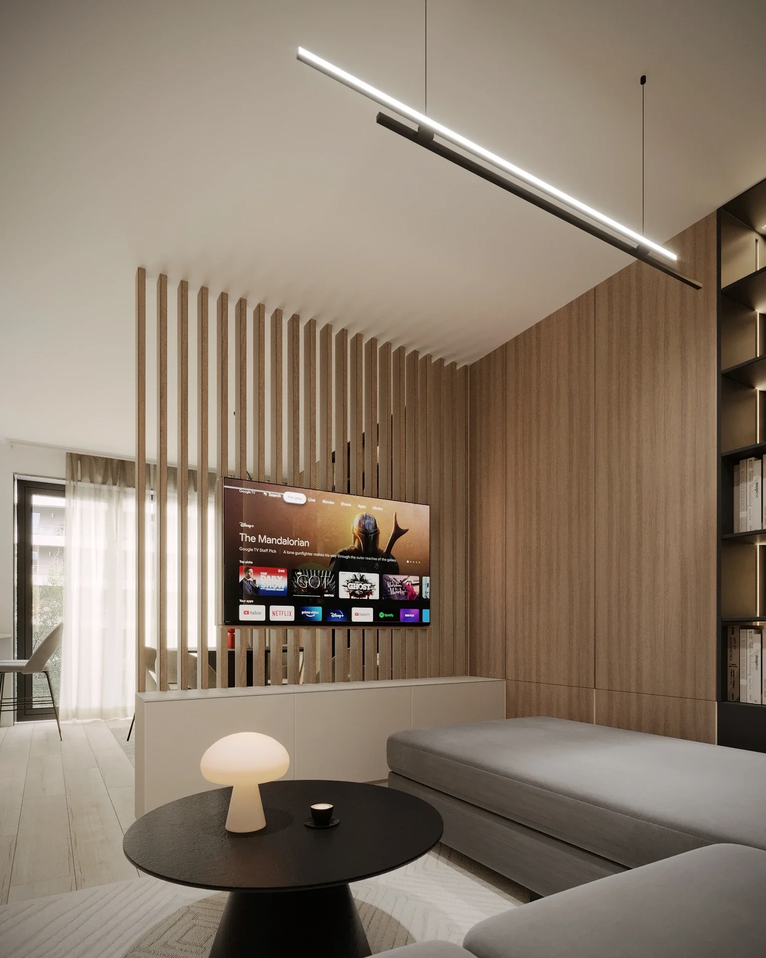 Design interior Cluj - Living Open Space Apartament R.