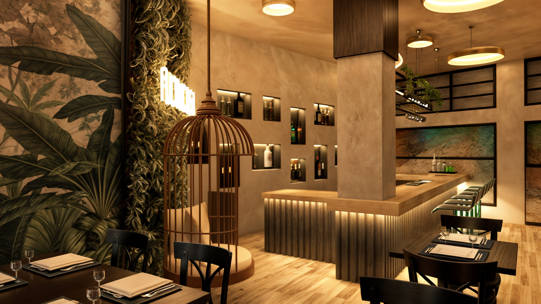 Corner instagrammabile e un bancone che chiama il prossimo giro. Qui l’atmosfera è accogliente e i cocktail fanno la differenza.