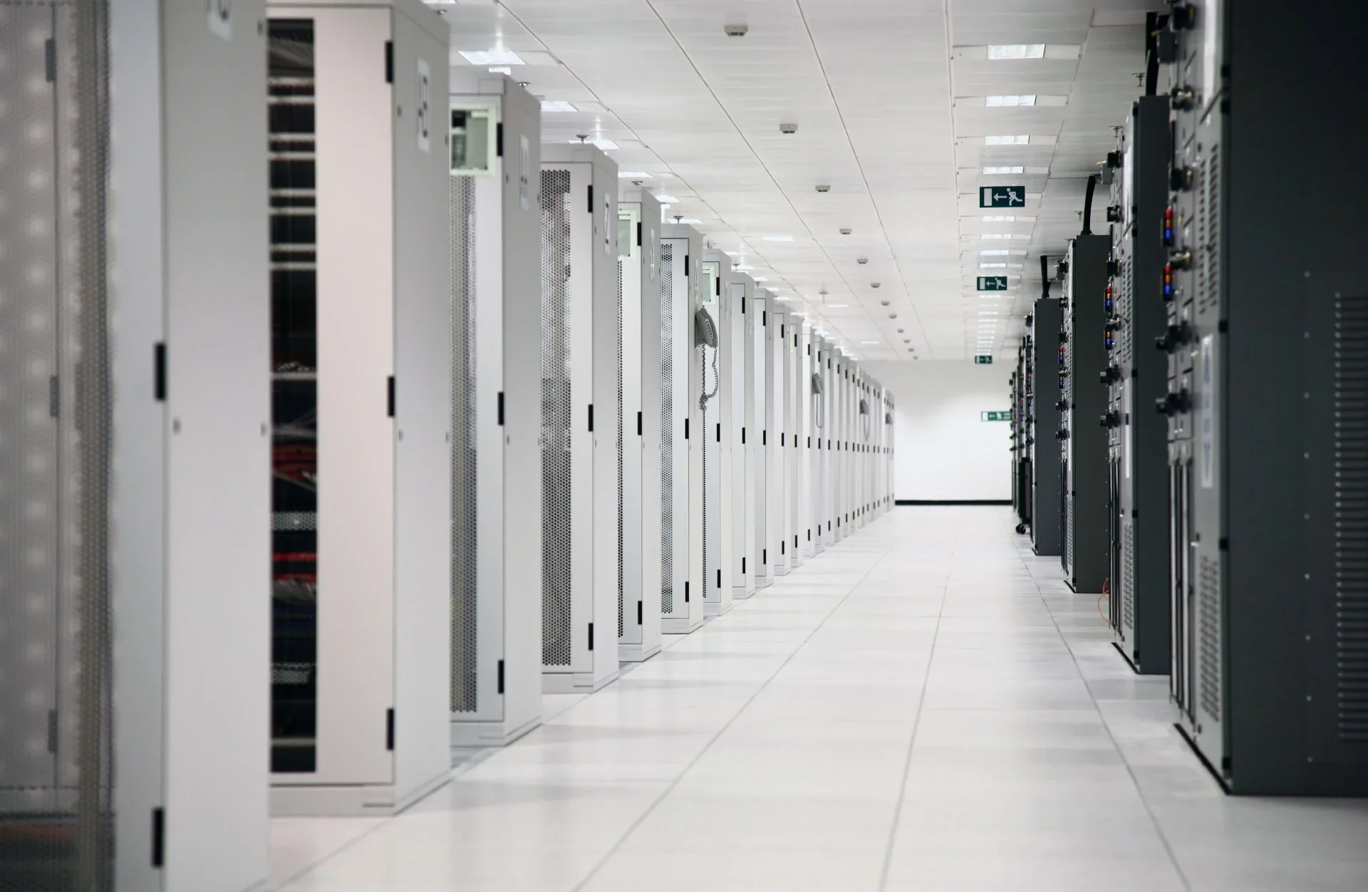 data center hallway