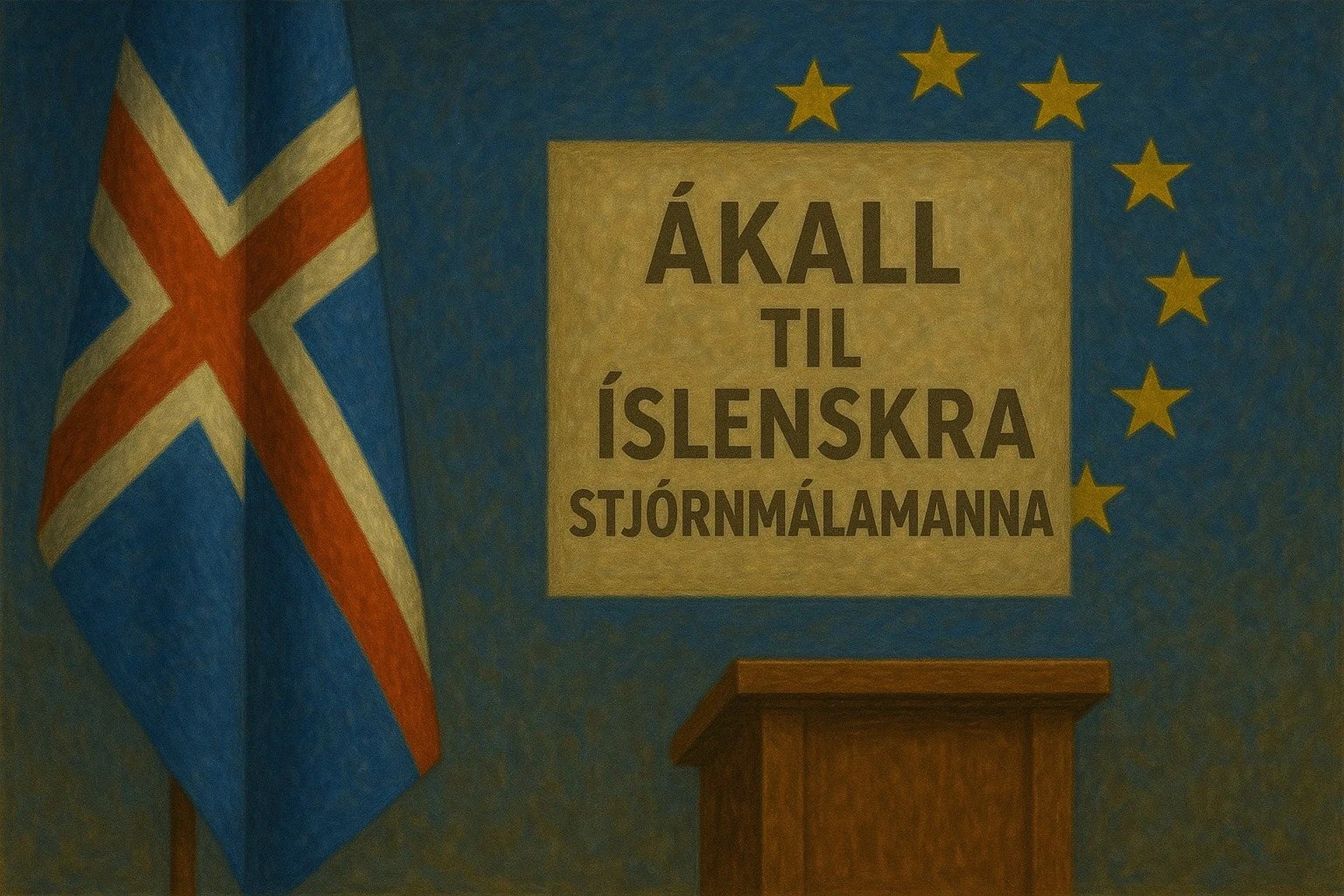 Ákall til íslenskra stjórnmálamanna
