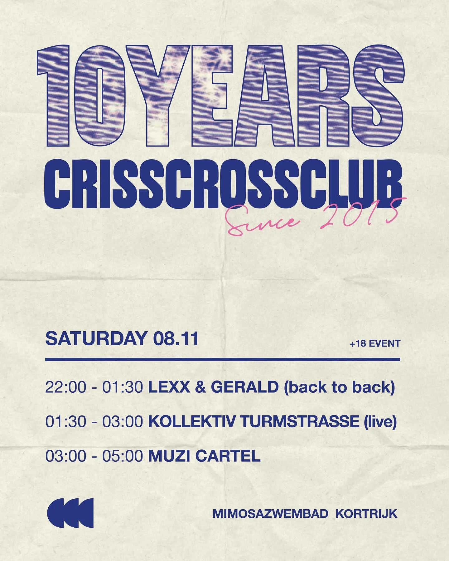 TIMETABLE UPDATE 🪩 Check it out, come early and leave late! This Saturday is going to be one for the books 💙

Make sure you&rsquo;ve got your ticket locked in via link in bio.

+18 only.