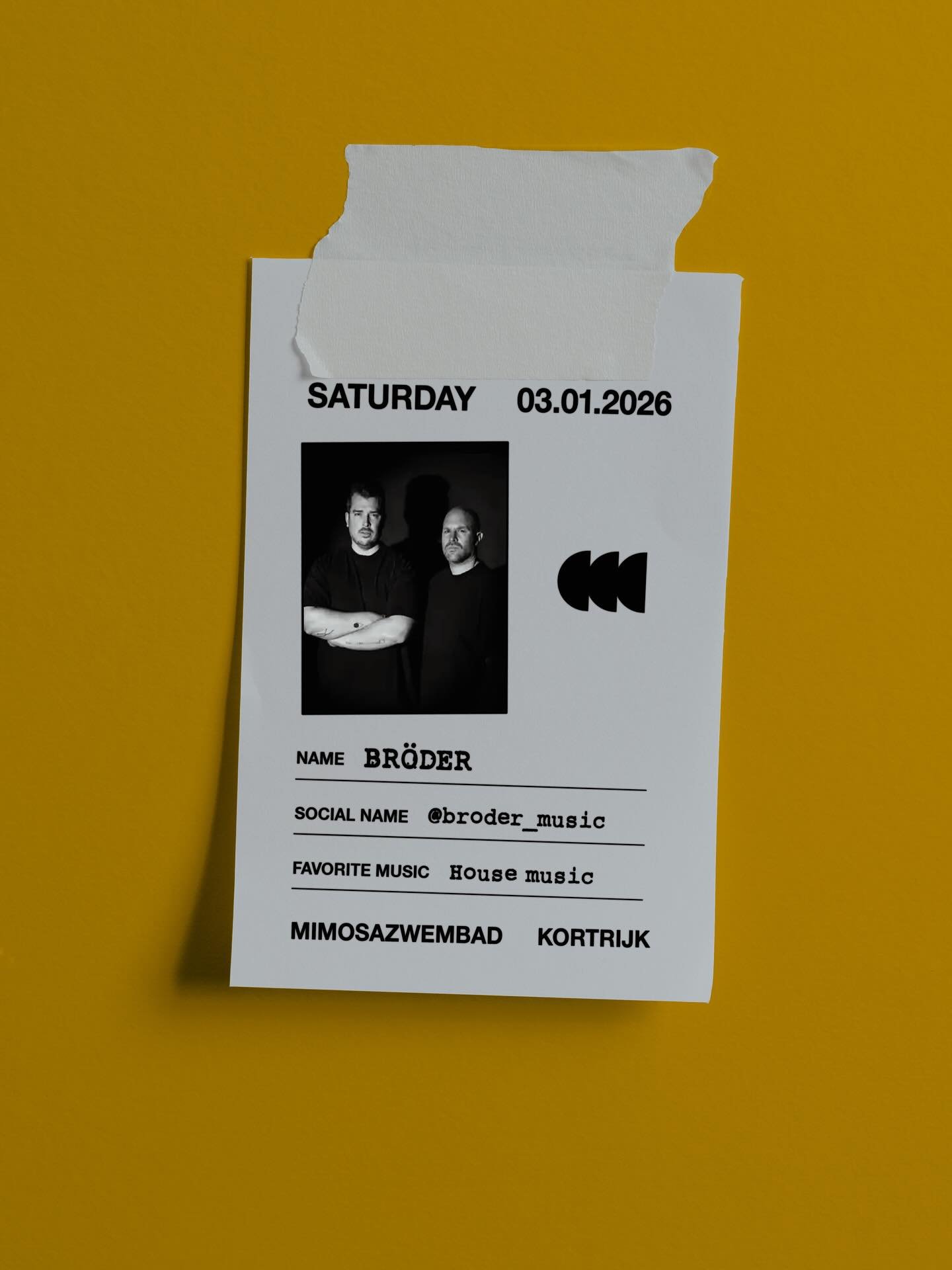 New Year&rsquo;s resolution: trust the DJ 🙃 We&rsquo;re excited to welcome @broder_music on Saturday 03/01, bringing the right energy from the booth to the dancefloor! 

Tickets via link in bio. See you there 🪩