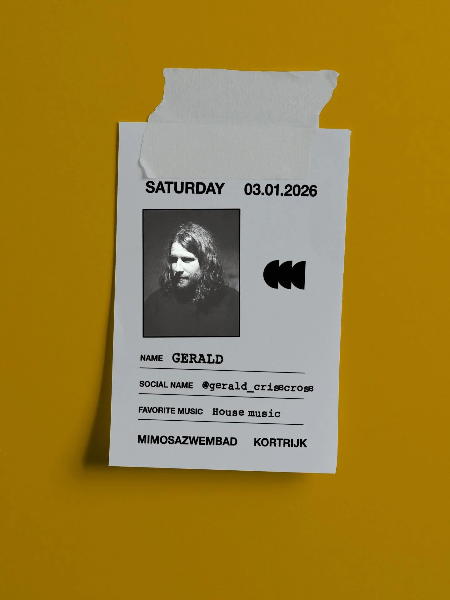 2 DAYS TO GO! ✨ The lineup comes full circle with @gerald_crisscross stepping in as our final DJ for New Year&rsquo;s Resolutions on Saturday 03.01.

This is the last piece of the night. House music, deep end energy, no encore.

Final tickets are mov