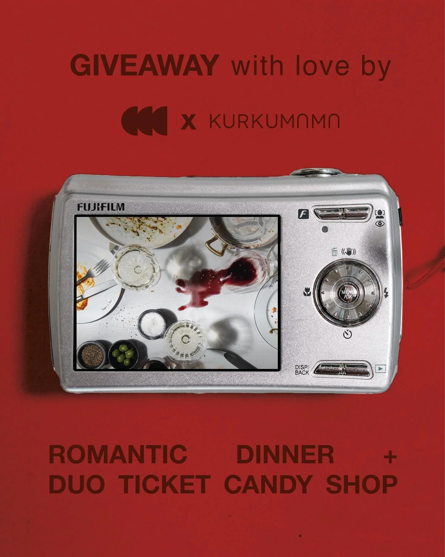 We teamed up with @kurkumama.be to give 2 lucky winners a Valentine&rsquo;s treat 🫶🏽
Each winner gets a romantic dinner worth &euro;75 at @nude_kortrijk.be @spicylemon.be or @choclo.be + a duo ticket to Candy Shop on Saturday 14.02, including a &eu