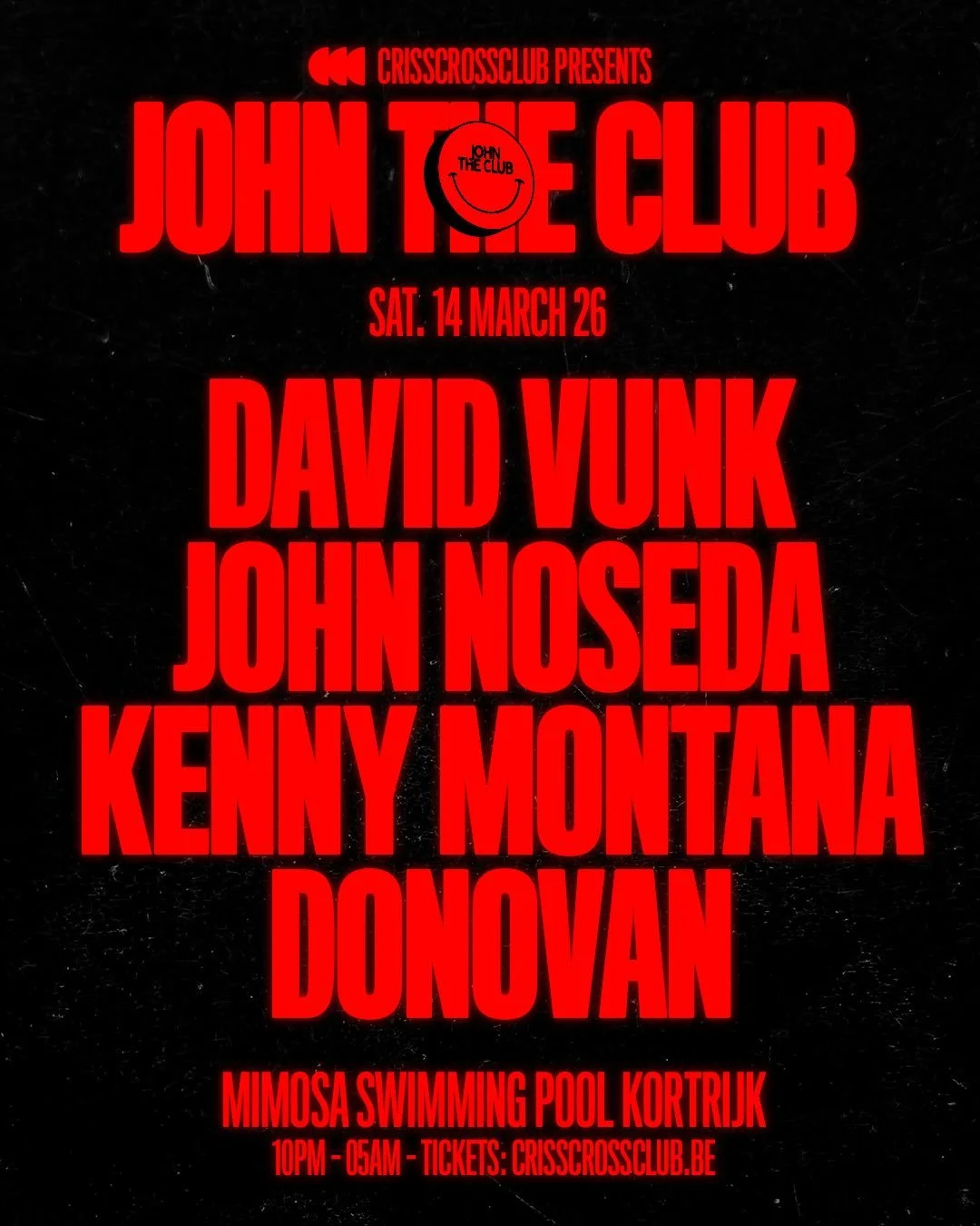 CCC x @johntheclub on Saturday 14.03 🪩 Save the date. Bring your people. Let&rsquo;s reach for the stars. 

ITALO / ACID / EBM / DISCO / HI NRG / HOUSE / TECHNO

Get your tickets via link in bio.