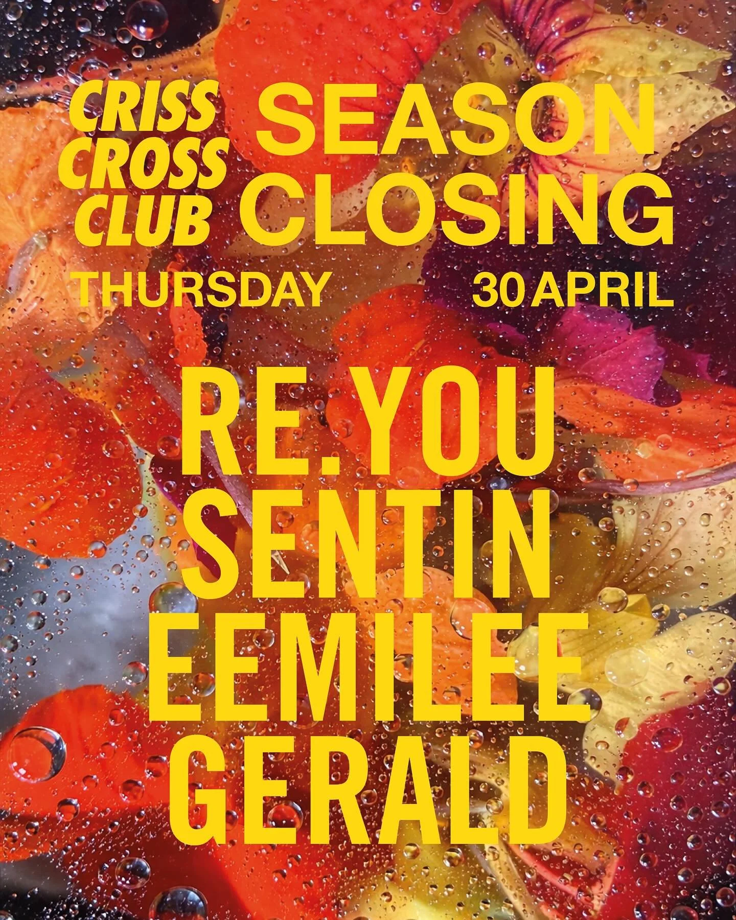 The season ends where it all started 🪩 be there for the last dance on Thursday 30.04. 

First wave tickets already sold out, so don&rsquo;t wait!