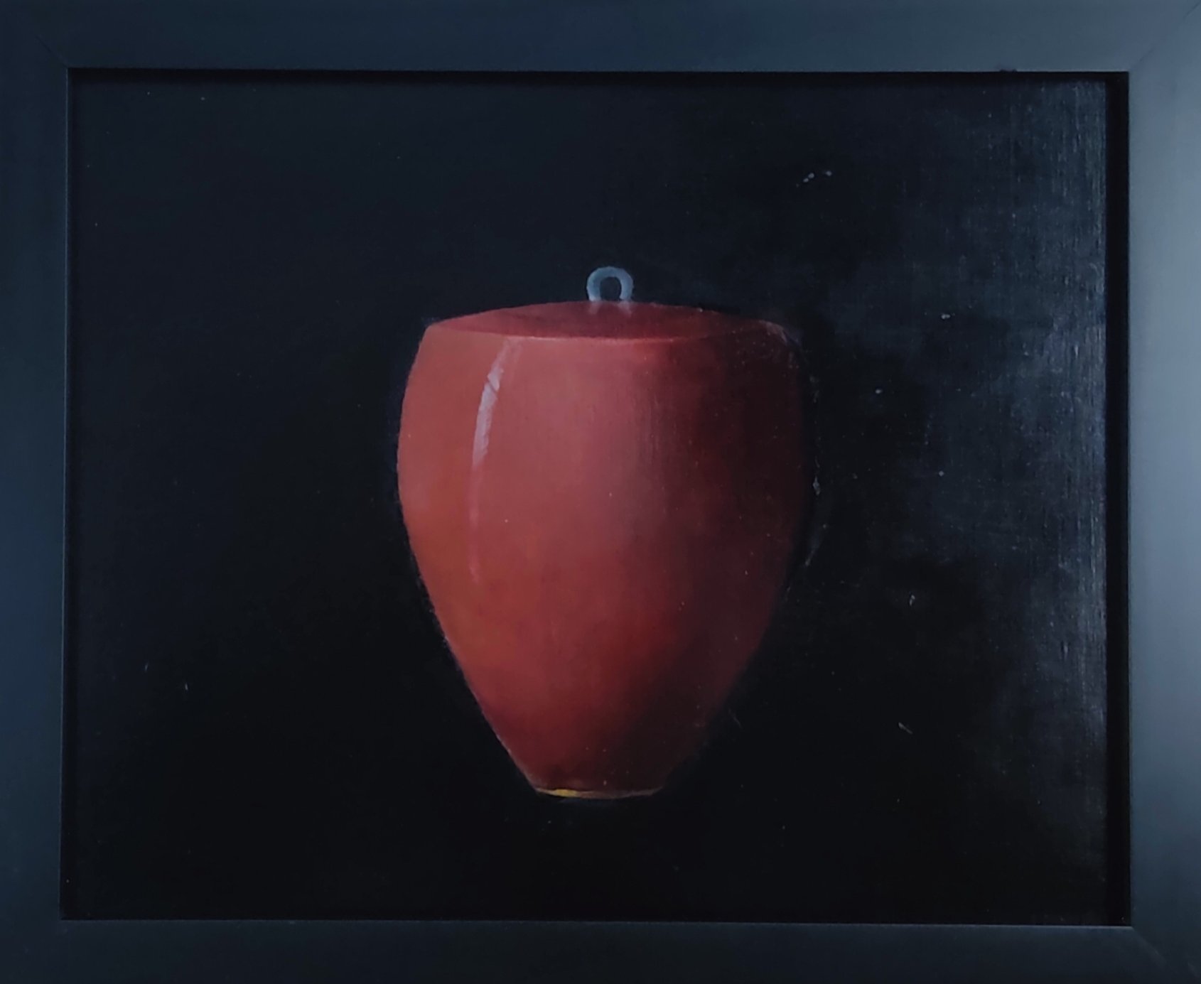 Judith KUEHNE, Rose Covered Jar, 2019, Oil on coppered linen, 39 x 48 cm, £1,800