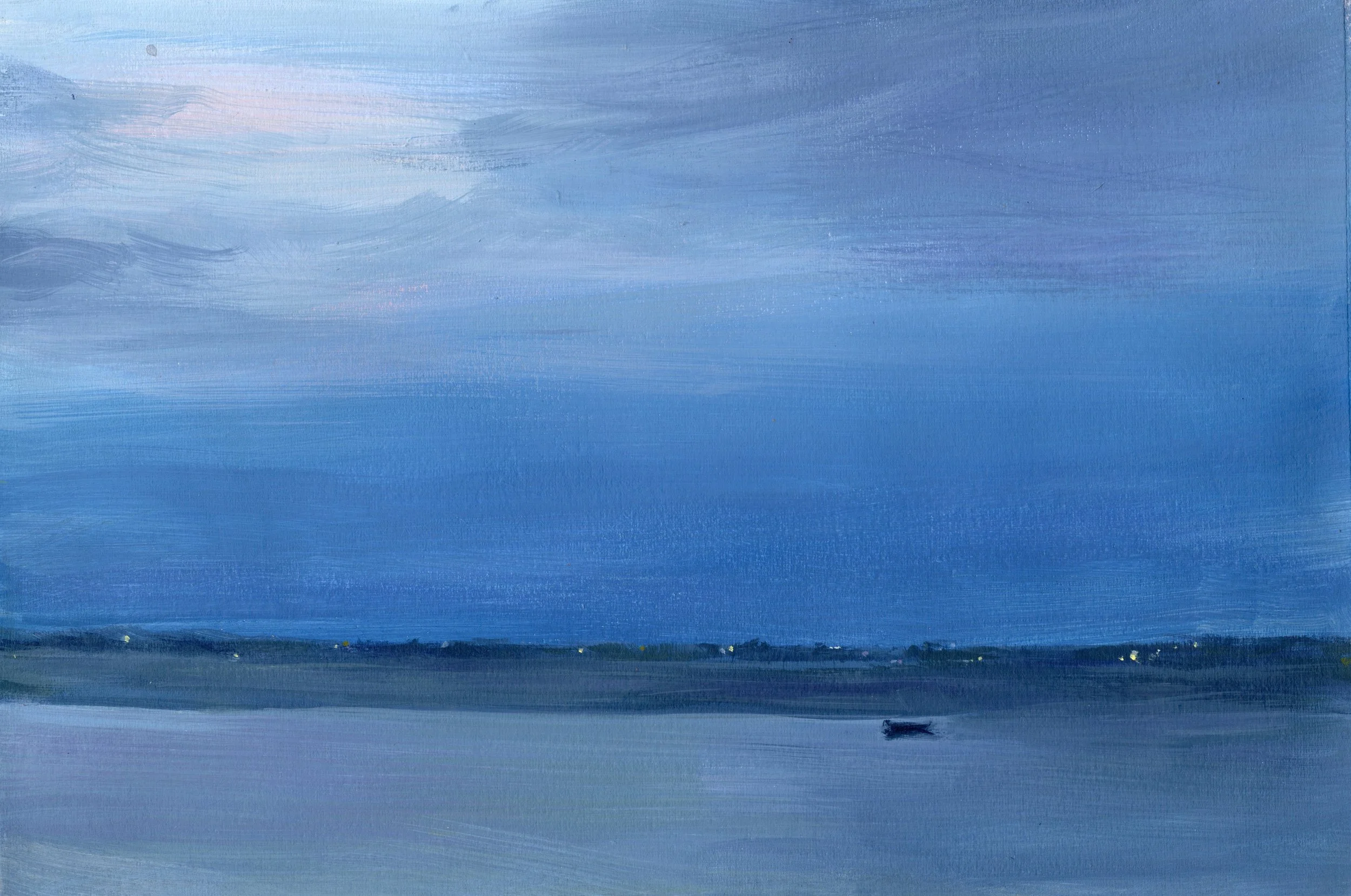 Kashi at 5:30am, 2026, Acrylic on paper, 27.9 x 21 cm, POA