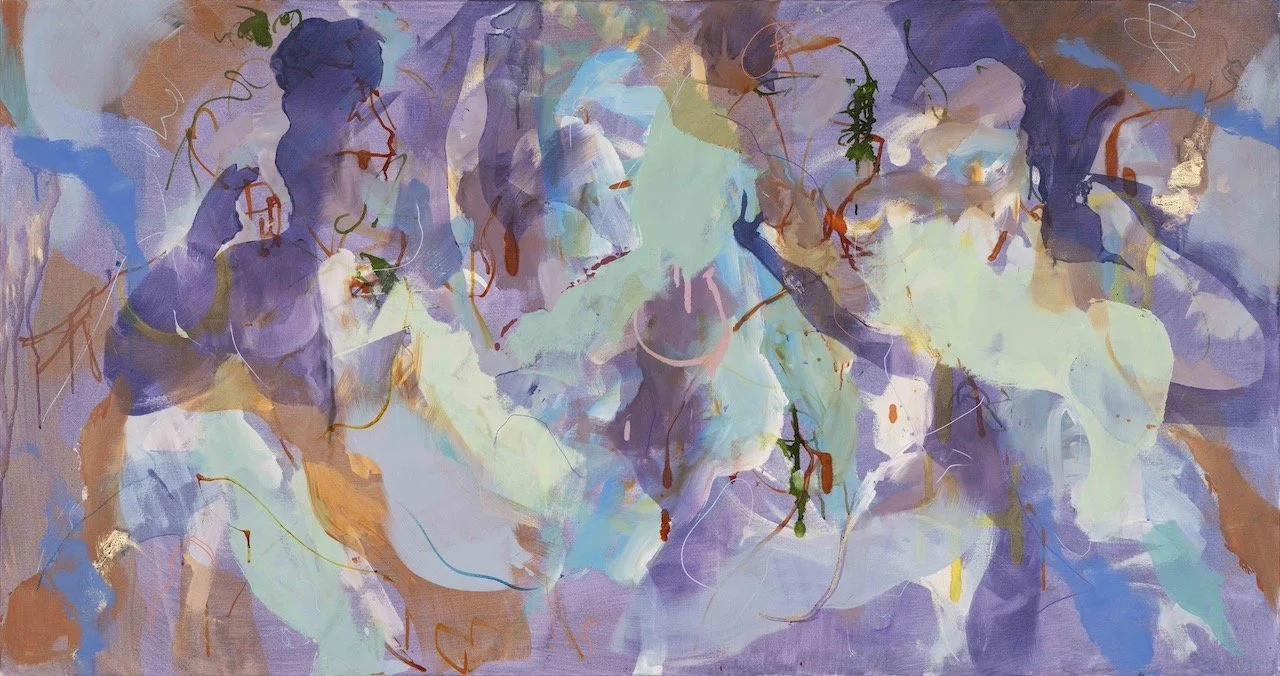Undulating, 2026, Acrylic and mixed media on canvas, 95 x 175 cm, Framed, £5,000