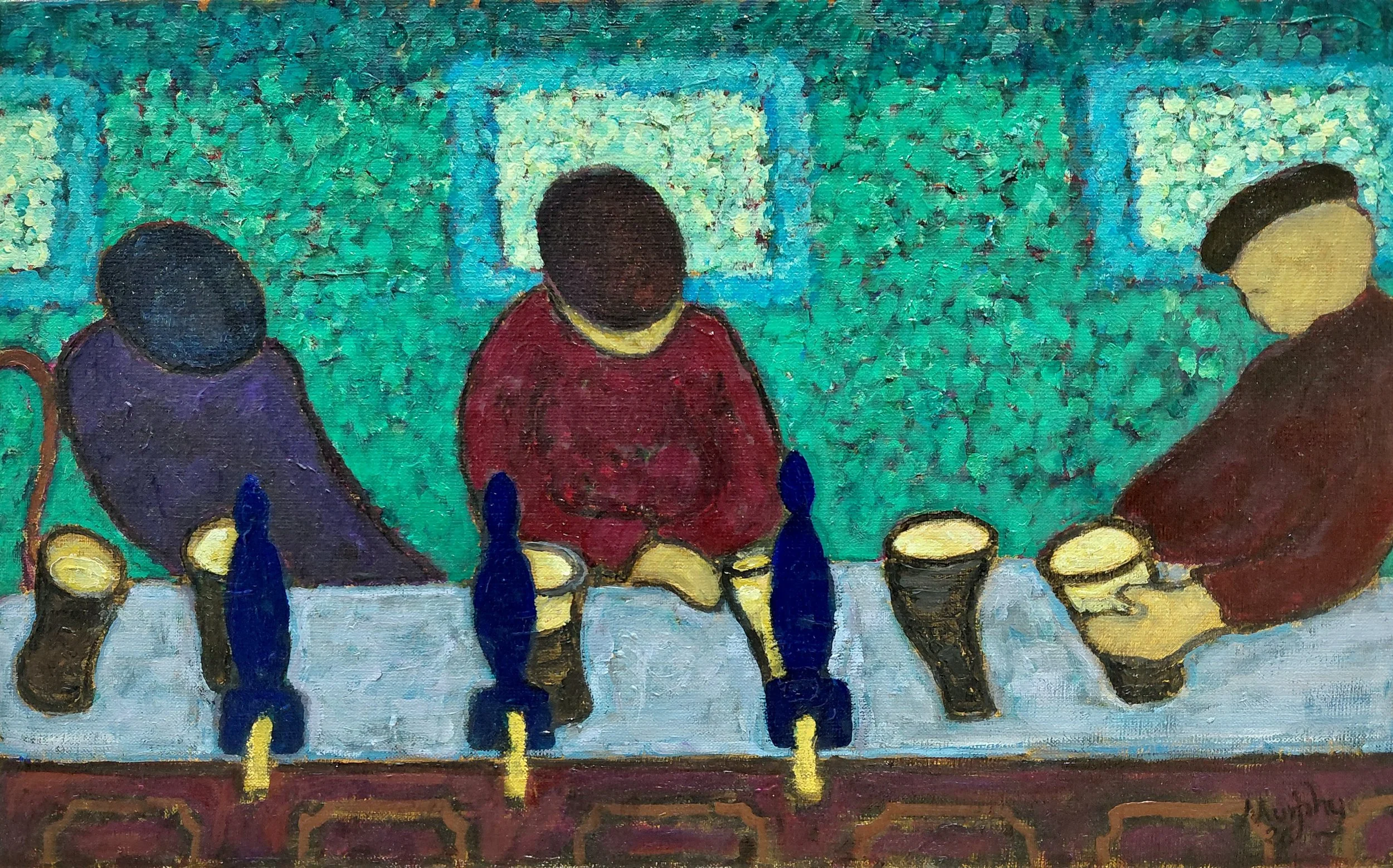 The Same Again, 2026, Oil on canvas, 38 x 61 cm, £6,700