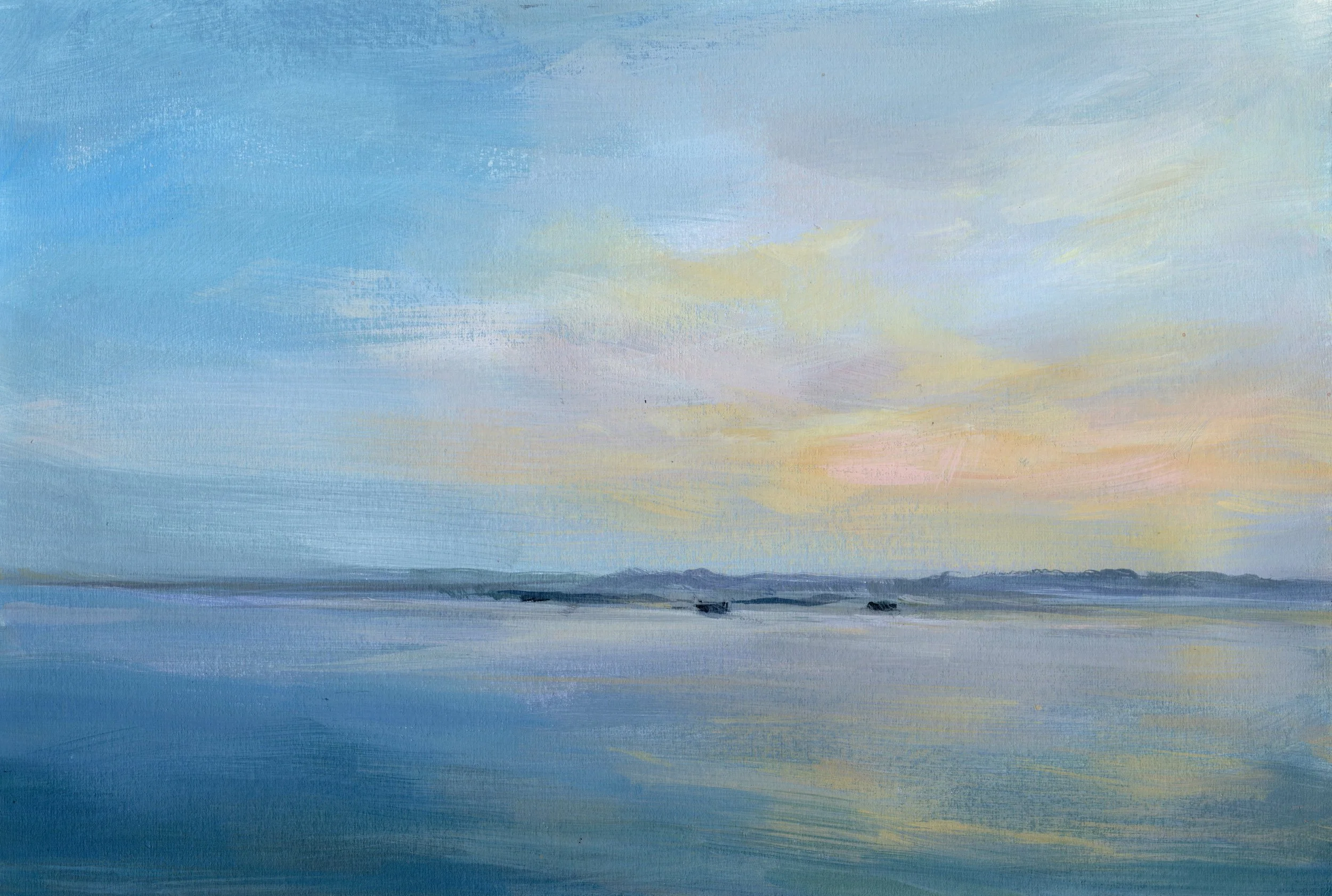 Kashi at 5:45am, 2026, Acrylic on paper, 27.9 x 21 cm, POA