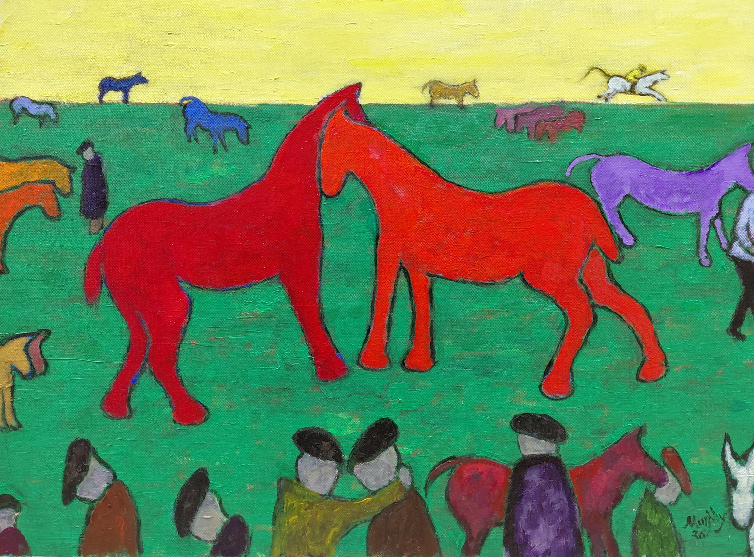 Ballinasloe Fair, Oil on canvas, 54 x 73 cm, £8,000