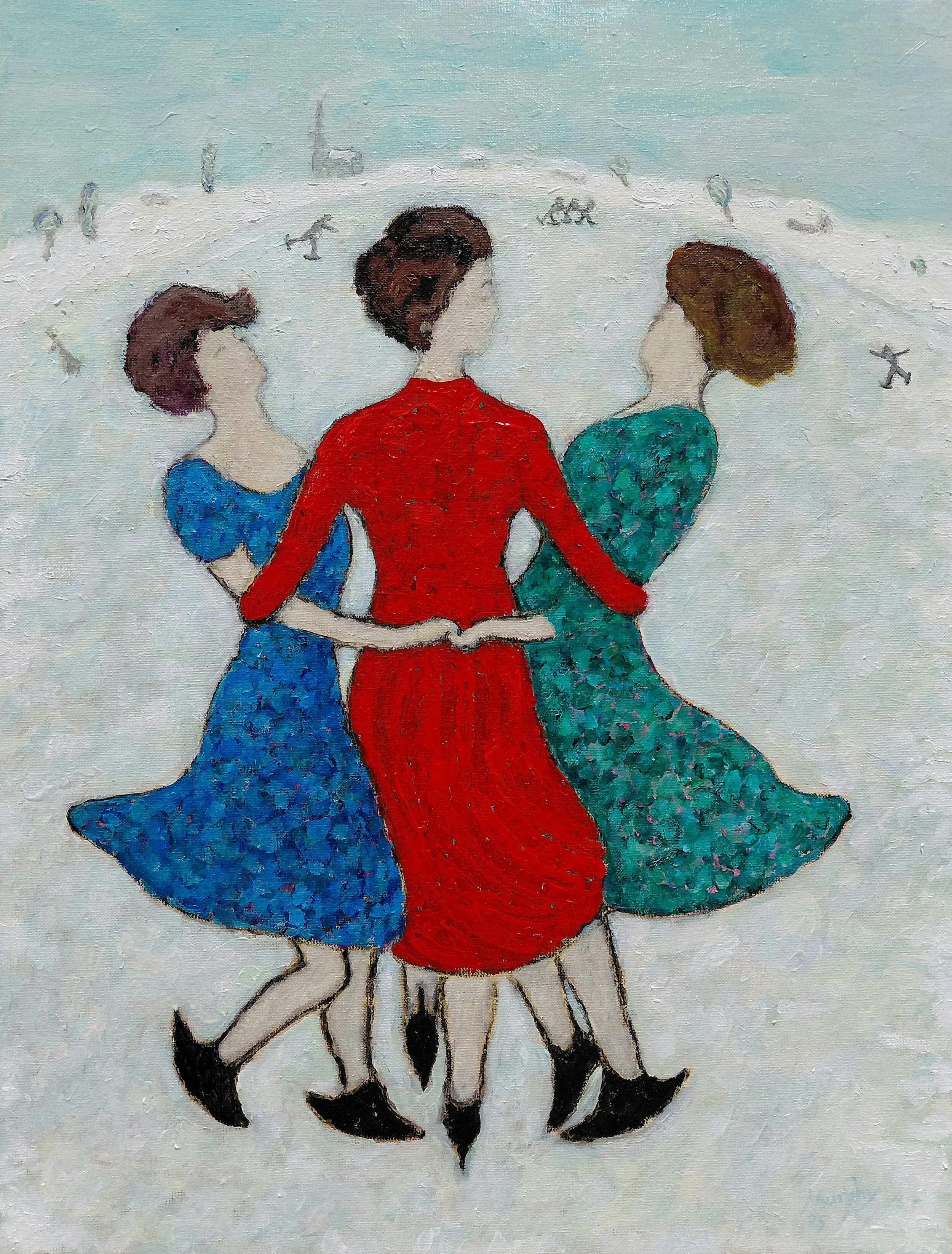 The Three Sisters, Oil on canvas, 65 x 50 cm, £7,500