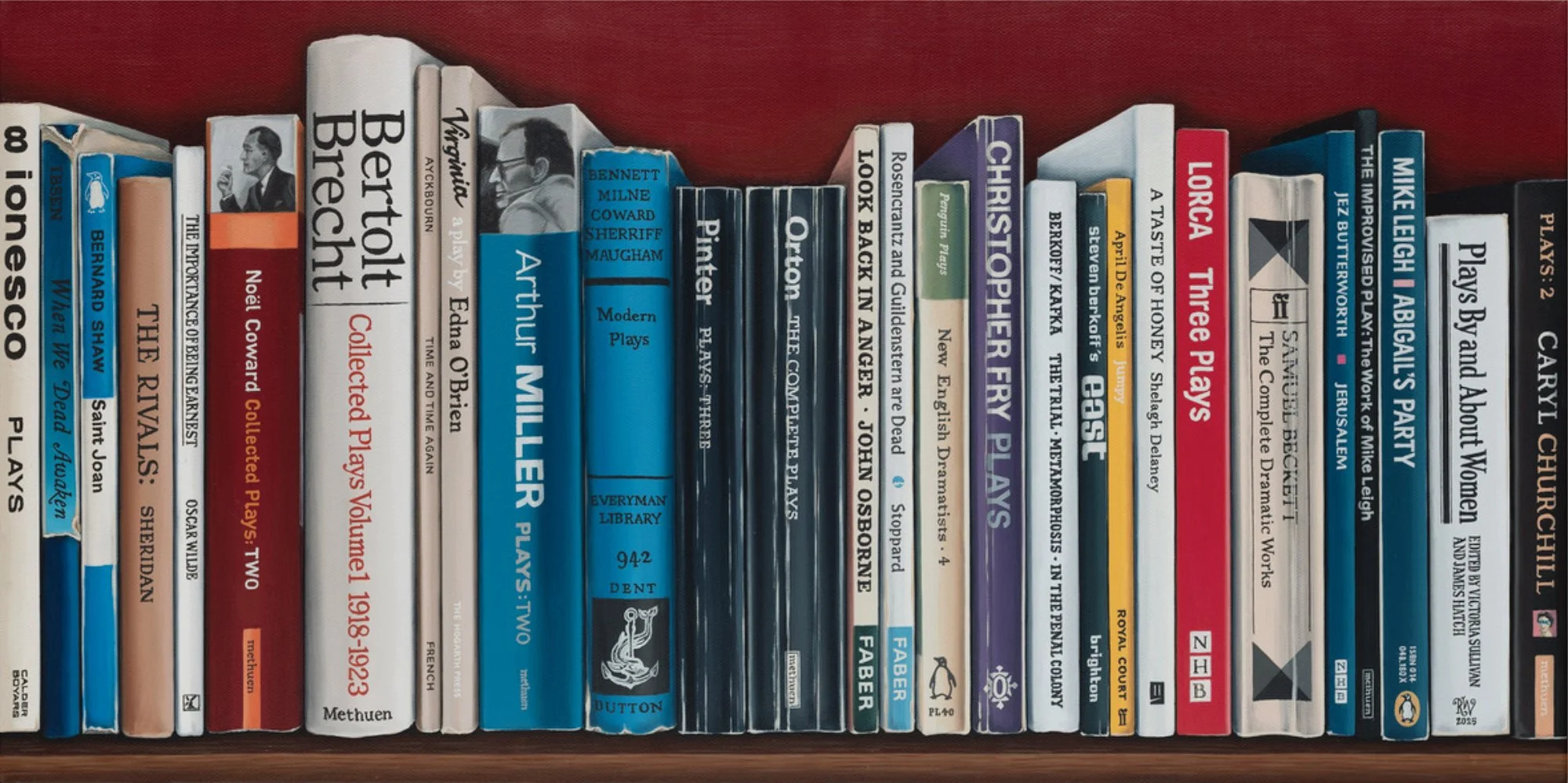 Roo Waterhouse, 'Drama', Oil on canvas, 30 x 60 cm (plus frame), £2,400