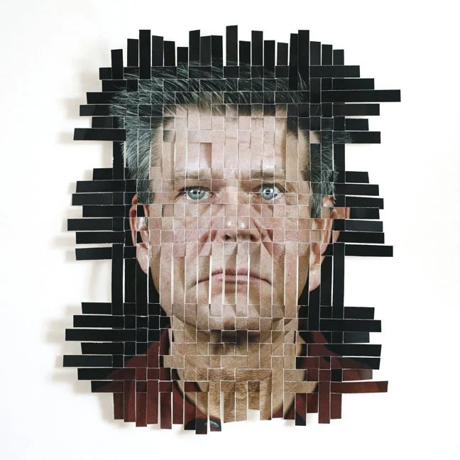 Construction #2, 20" x 20", woven C-print. 