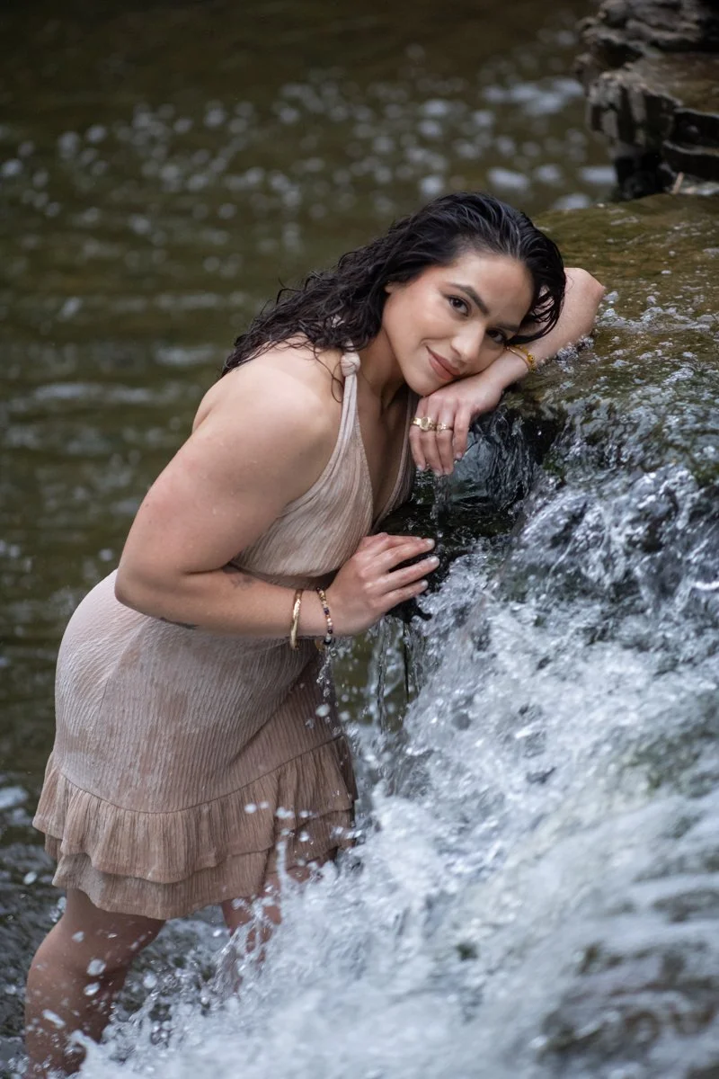 celebrating natural portraiture and beauty in downers grove illinois with a soulful water photoshoot