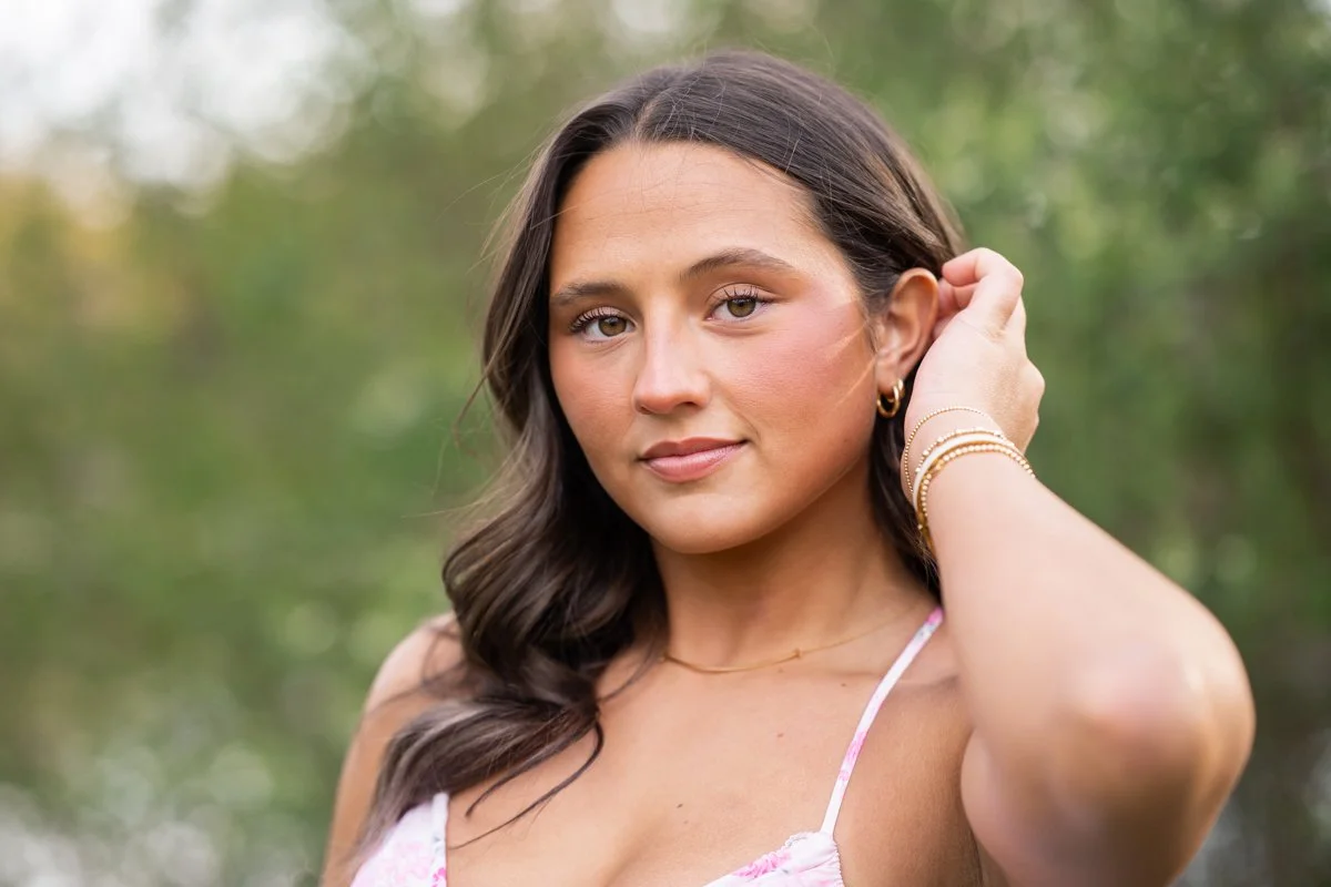 a beautiful senior captured in a portrait