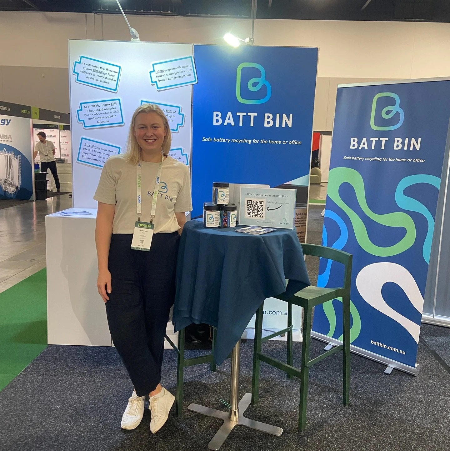 Batt Bin is here at the ReGen Expo! Here at the Innovation Zone!

#battbin #innovationzone #regenexpo #regenexpo2025 #regen #sustainability #batterycontainers #batteryrecycling #recycleyourbatteries