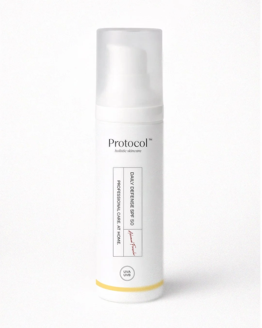 Daily Defense SPF 50 af mærket 'Protocol'. Til daglig brug, og professionel hudpleje