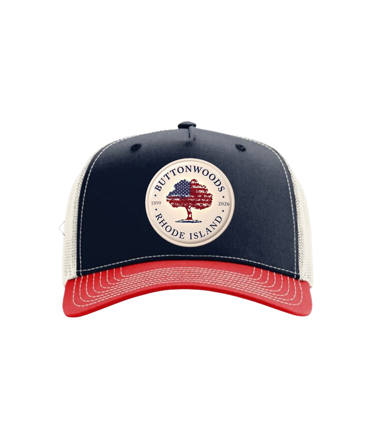 Buttonwoods Flag Patch Trucker
